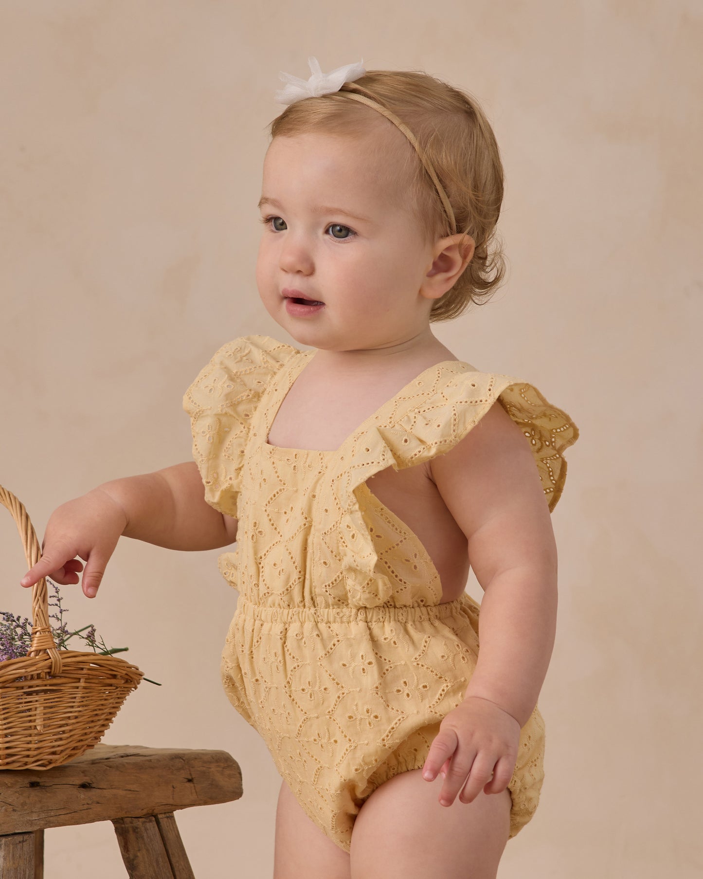 Flutter Tulle Headband Ivory - Rylee + Cru | Kids Clothes | Trendy Baby Clothes | Modern Infant Outfits |
