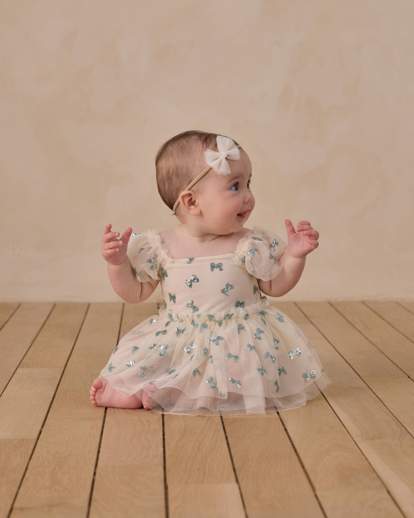 Flutter Tulle Headband Ivory - Rylee + Cru | Kids Clothes | Trendy Baby Clothes | Modern Infant Outfits |