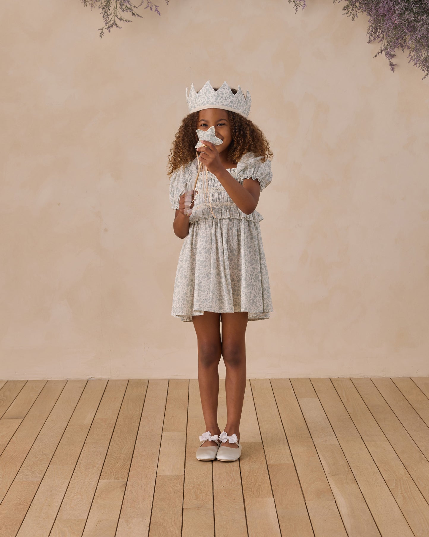 Crown And Wand Sky Floral - Rylee + Cru | Kids Clothes | Trendy Baby Clothes | Modern Infant Outfits |