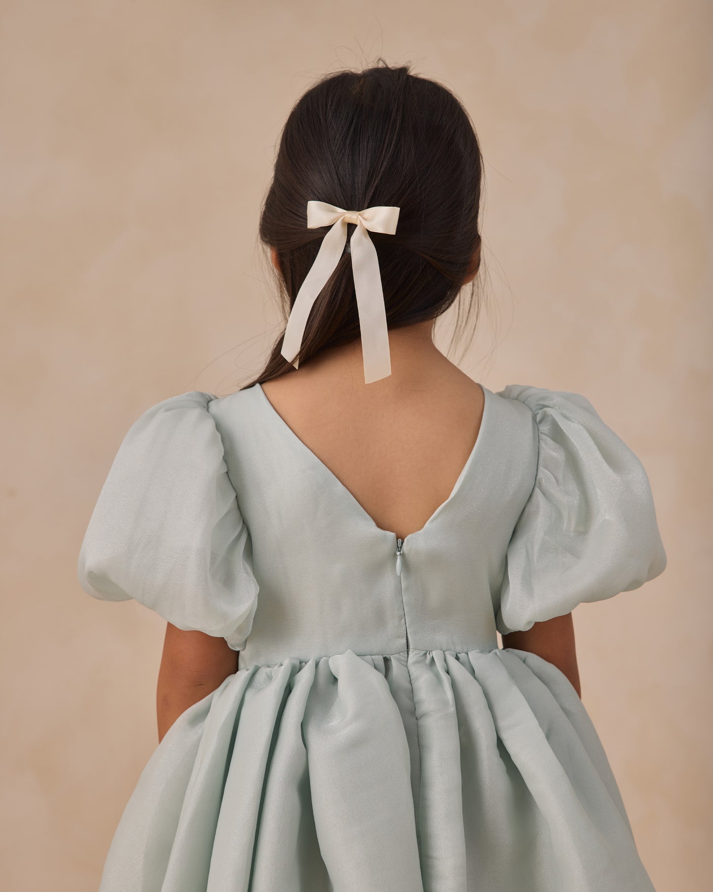 Satin Ribbon Bows Lemon, Natural, Lavender - Rylee + Cru | Kids Clothes | Trendy Baby Clothes | Modern Infant Outfits |
