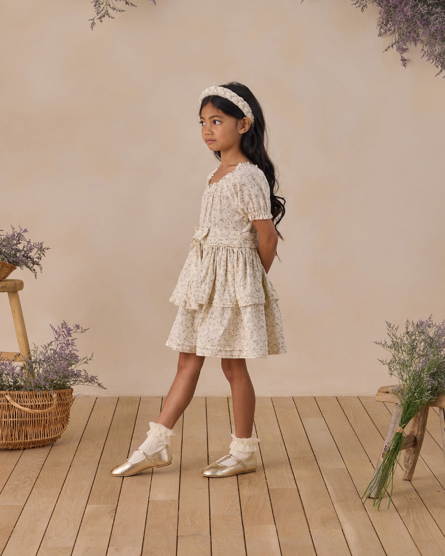 Annette Dress Vines - Rylee + Cru | Kids Clothes | Trendy Baby Clothes | Modern Infant Outfits |
