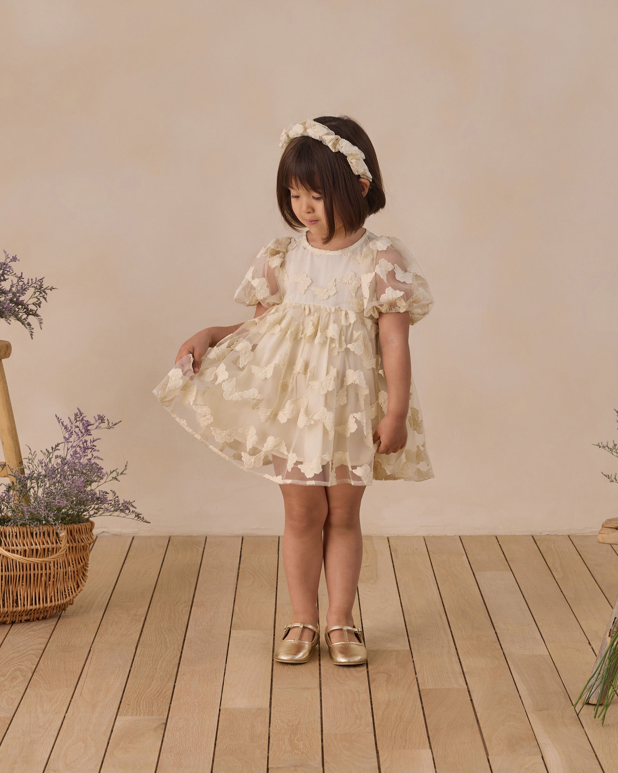 Luna Dress Natural Noralee Luna Dress Natural Noralee