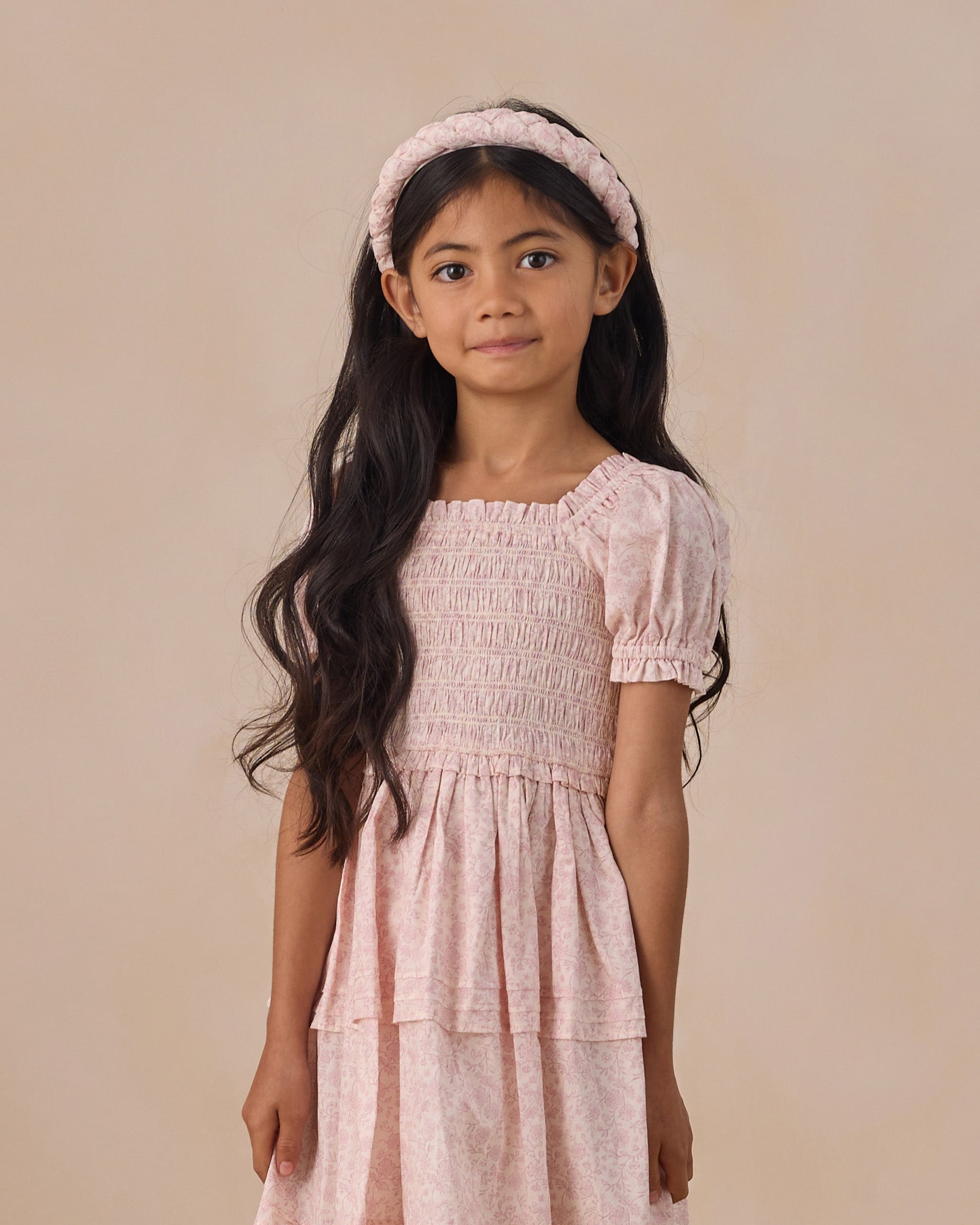 Braided Headband Lavender Floral - Rylee + Cru | Kids Clothes | Trendy Baby Clothes | Modern Infant Outfits |