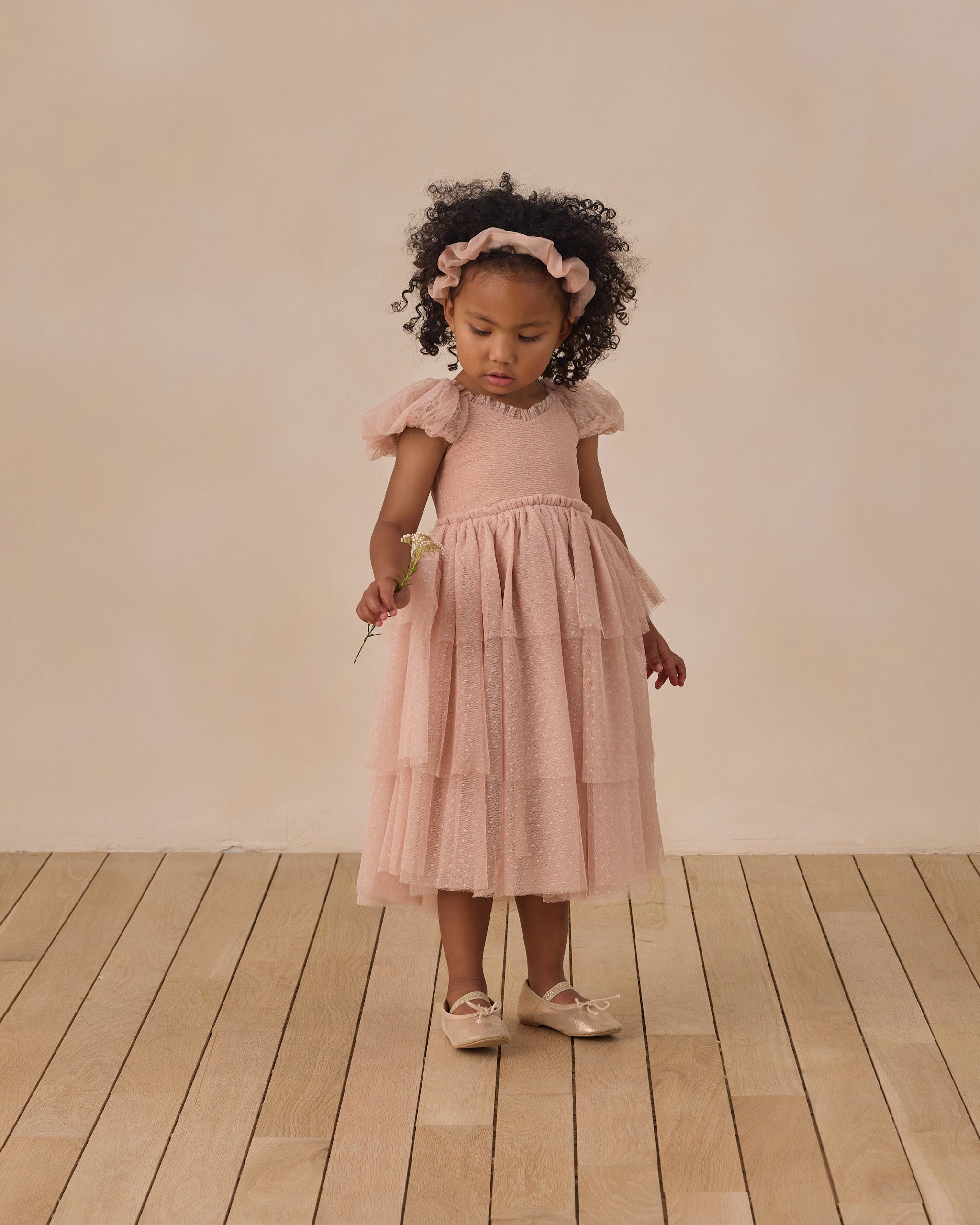 Jemma Dress Petal - Rylee + Cru | Kids Clothes | Trendy Baby Clothes | Modern Infant Outfits |