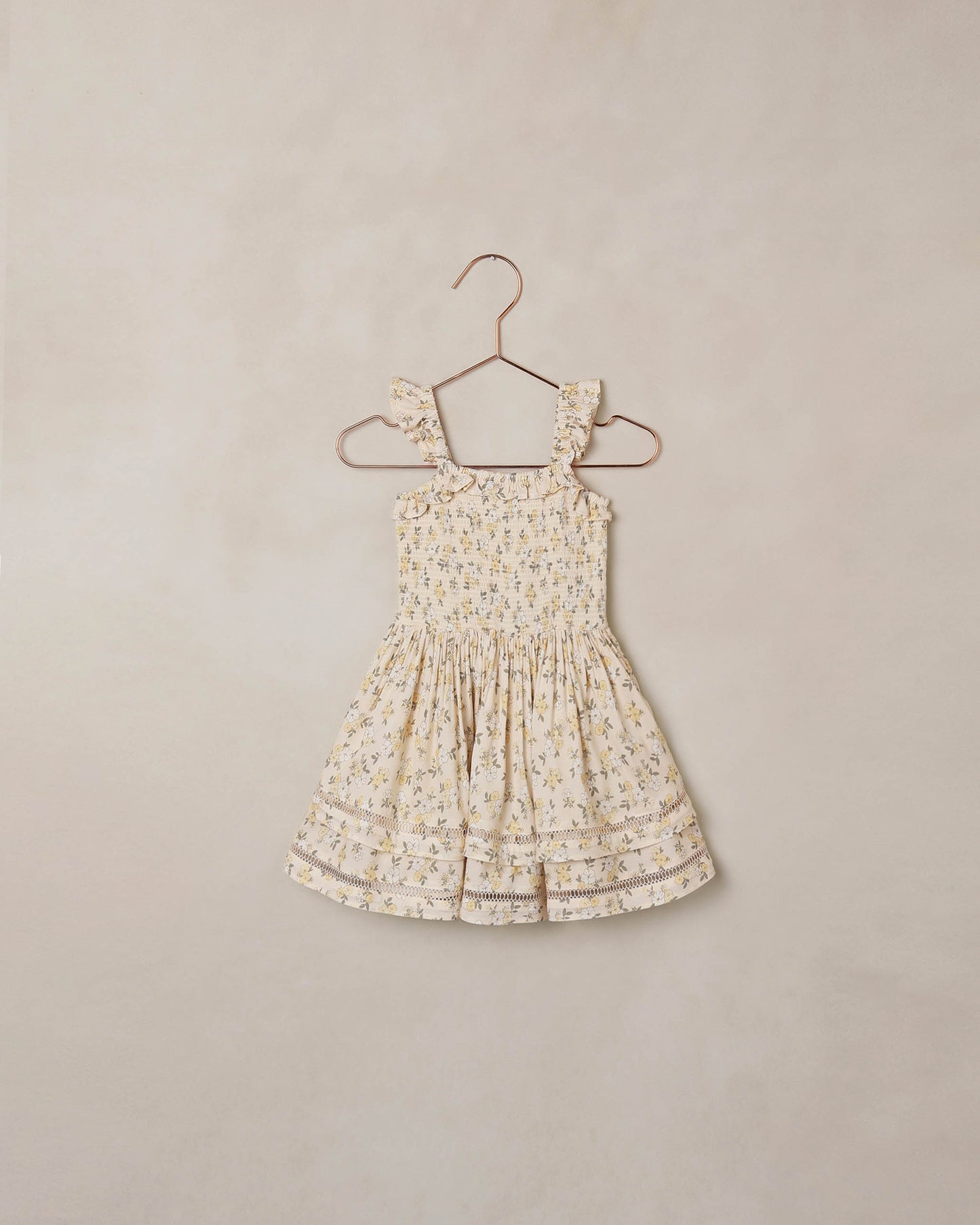 Birdie Dress Lemon Meadow - Rylee + Cru | Kids Clothes | Trendy Baby Clothes | Modern Infant Outfits |