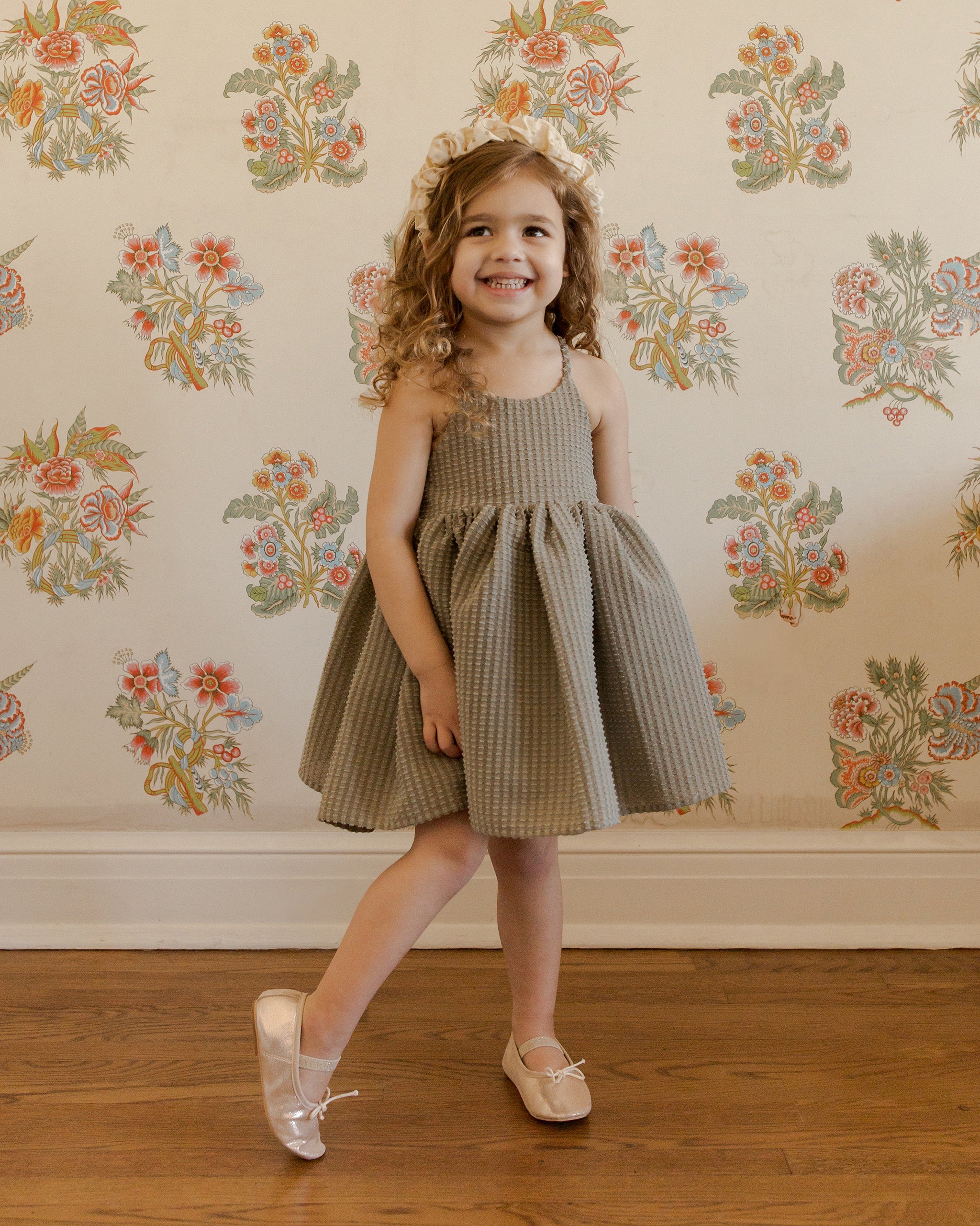 Pippa Dress || Cypress - Rylee + Cru | Kids Clothes | Trendy Baby Clothes | Modern Infant Outfits |