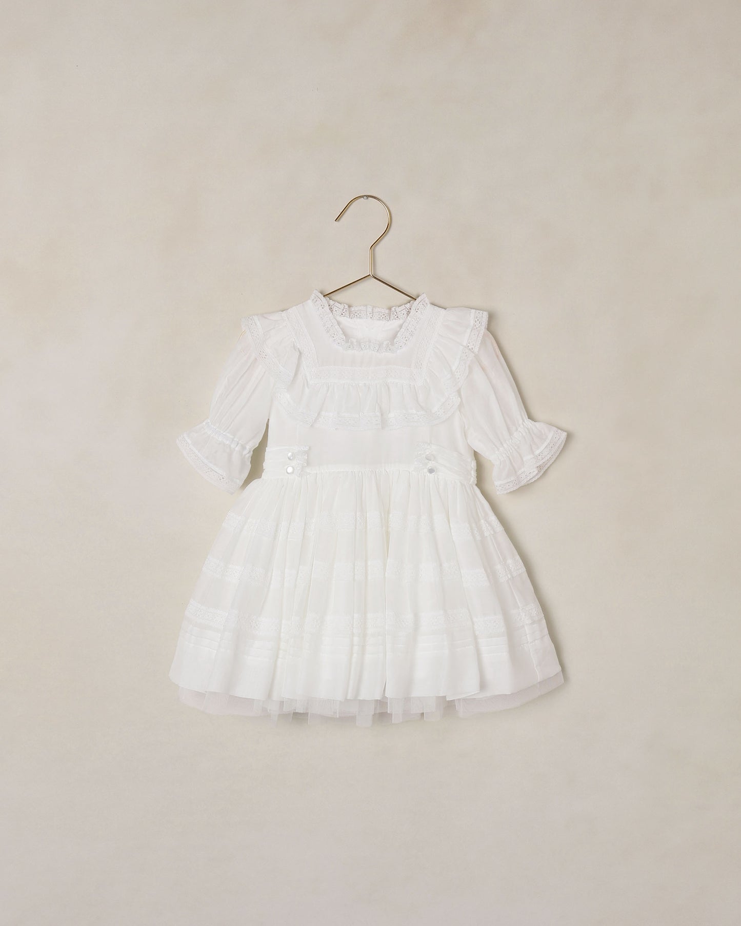 Kit Dress White - Rylee + Cru | Kids Clothes | Trendy Baby Clothes | Modern Infant Outfits |