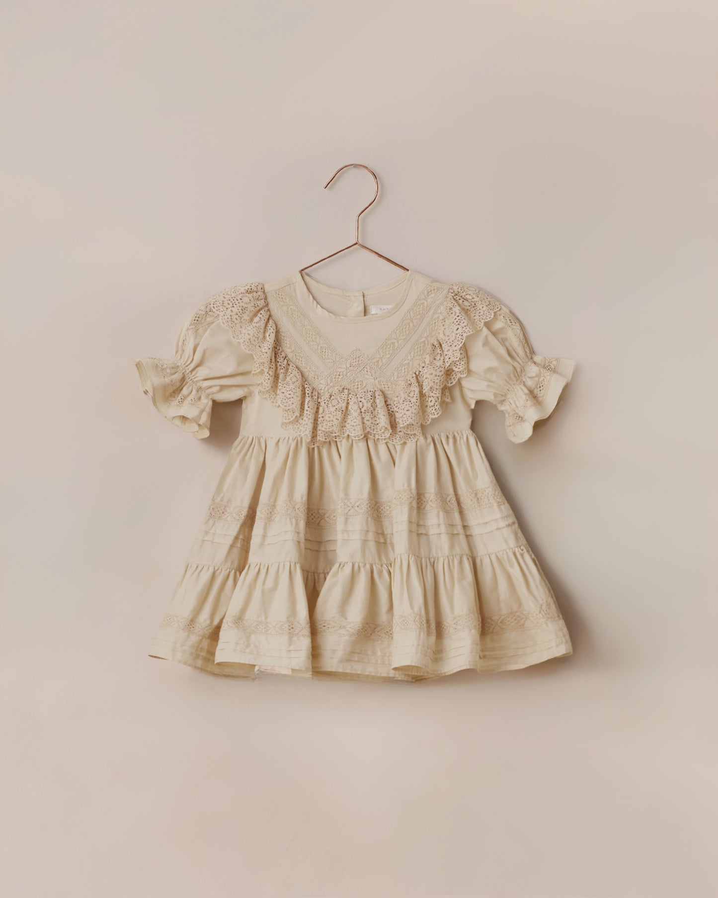 Genevieve Dress | Ecru - Rylee + Cru | Kids Clothes | Trendy Baby Clothes | Modern Infant Outfits |