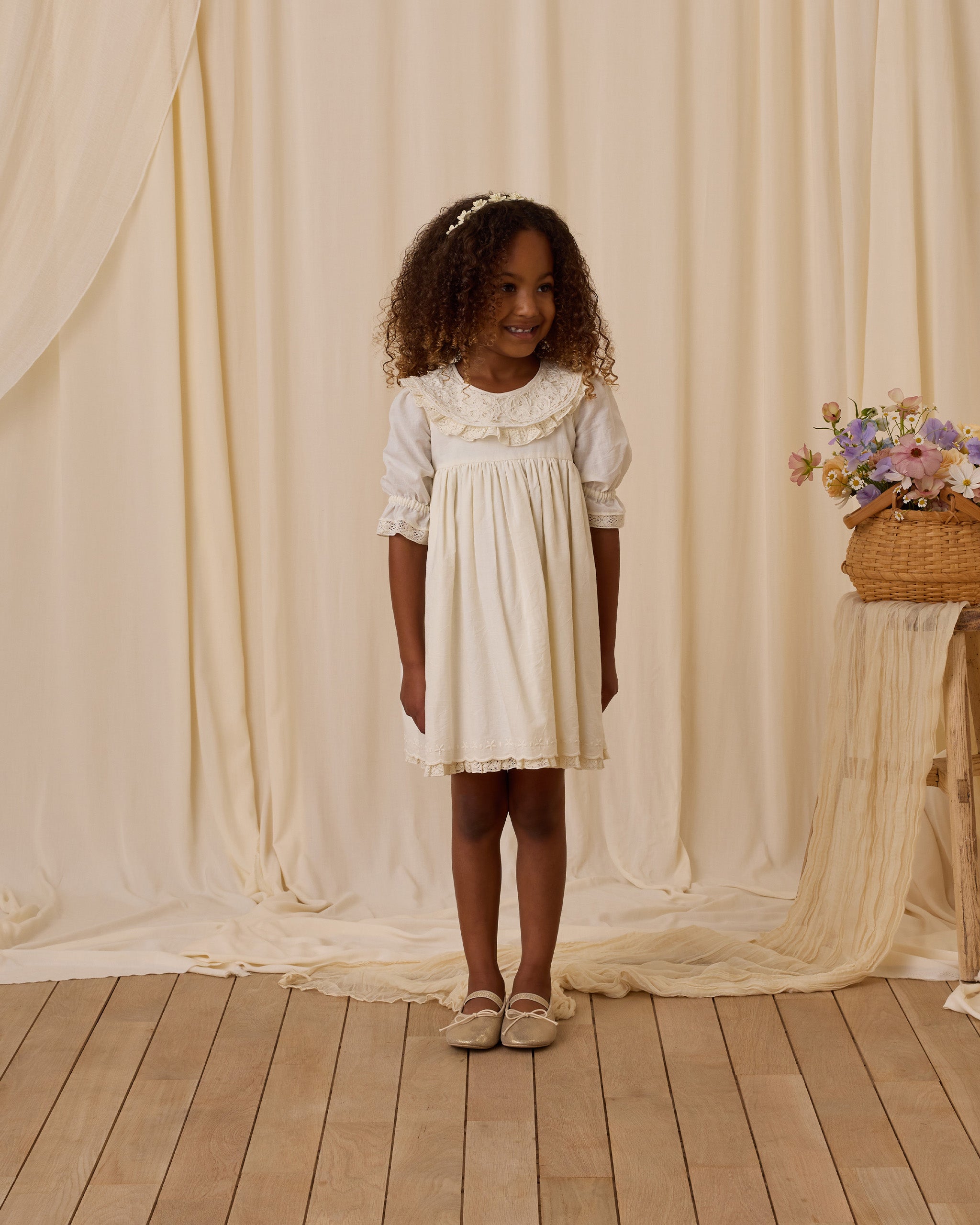 Amelia Dress Ivory Noralee Amelia Dress Ivory Noralee