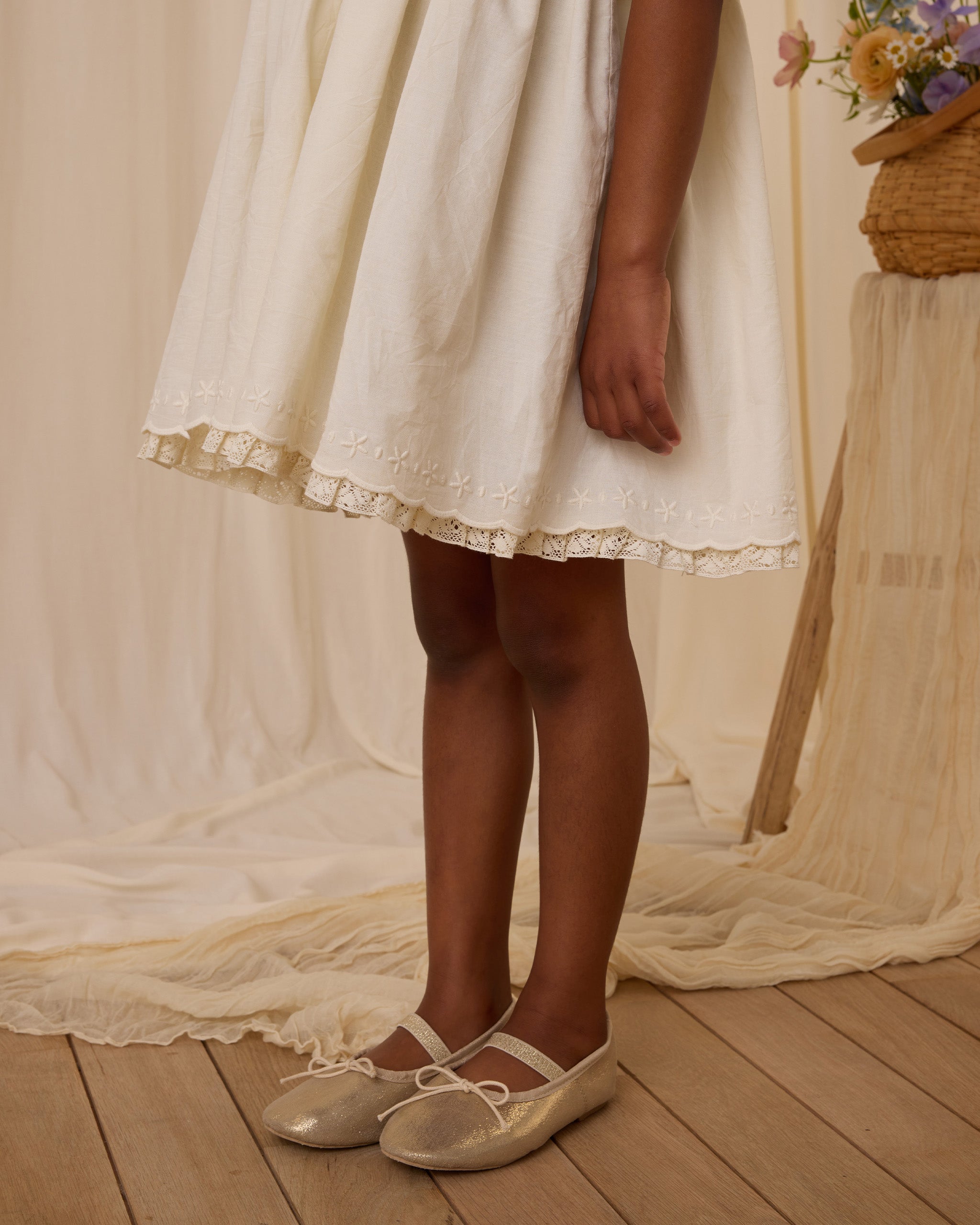 Amelia Dress Ivory – Noralee