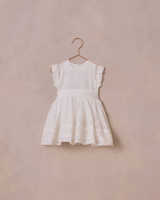 Dahlia Dress | White - Rylee + Cru | Kids Clothes | Trendy Baby Clothes | Modern Infant Outfits |