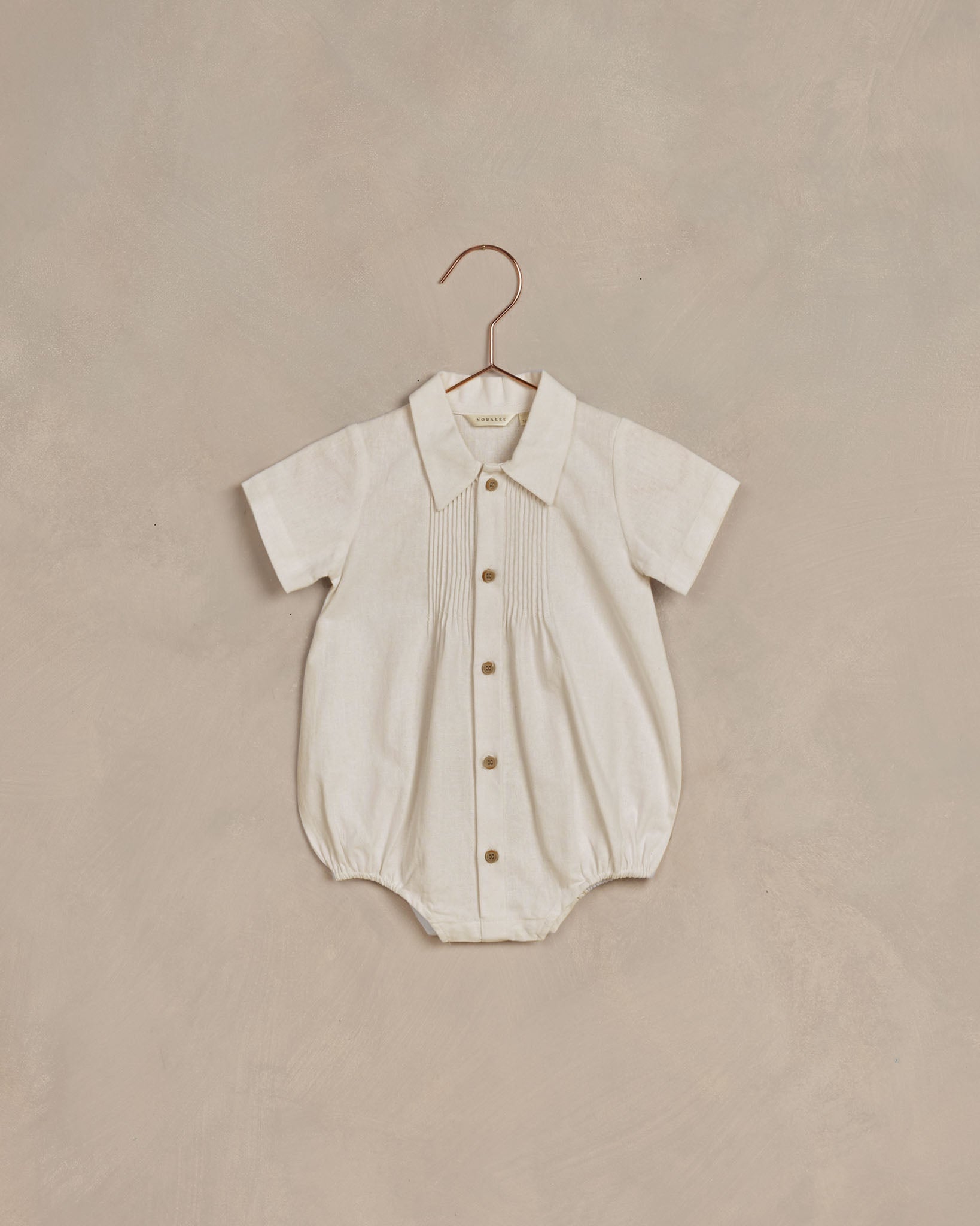 Henry Romper || Ivory - Rylee + Cru | Kids Clothes | Trendy Baby Clothes | Modern Infant Outfits |