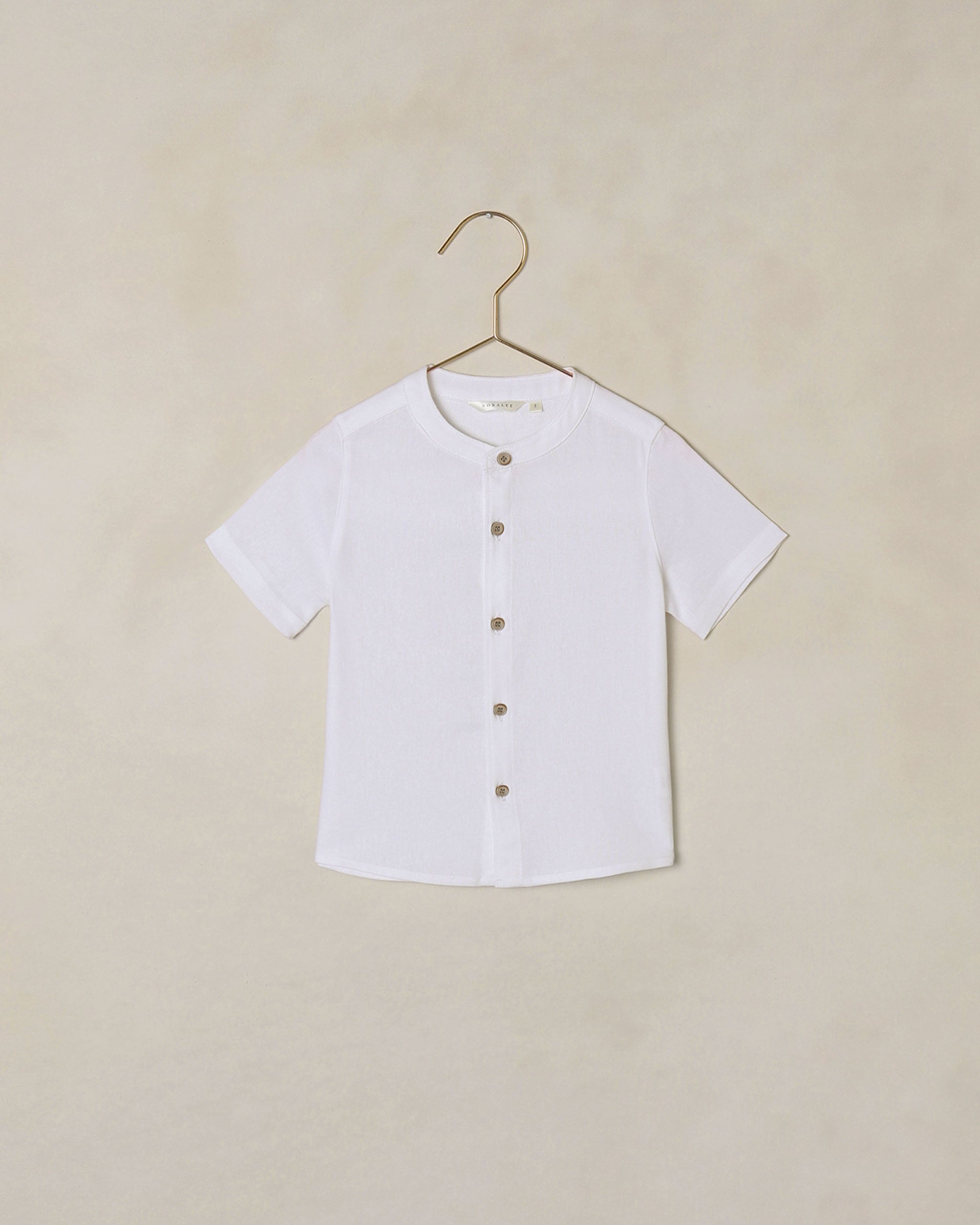 Archie Shirt White - Rylee + Cru | Kids Clothes | Trendy Baby Clothes | Modern Infant Outfits |