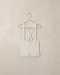 Suspender Short Linen - Rylee + Cru | Kids Clothes | Trendy Baby Clothes | Modern Infant Outfits |