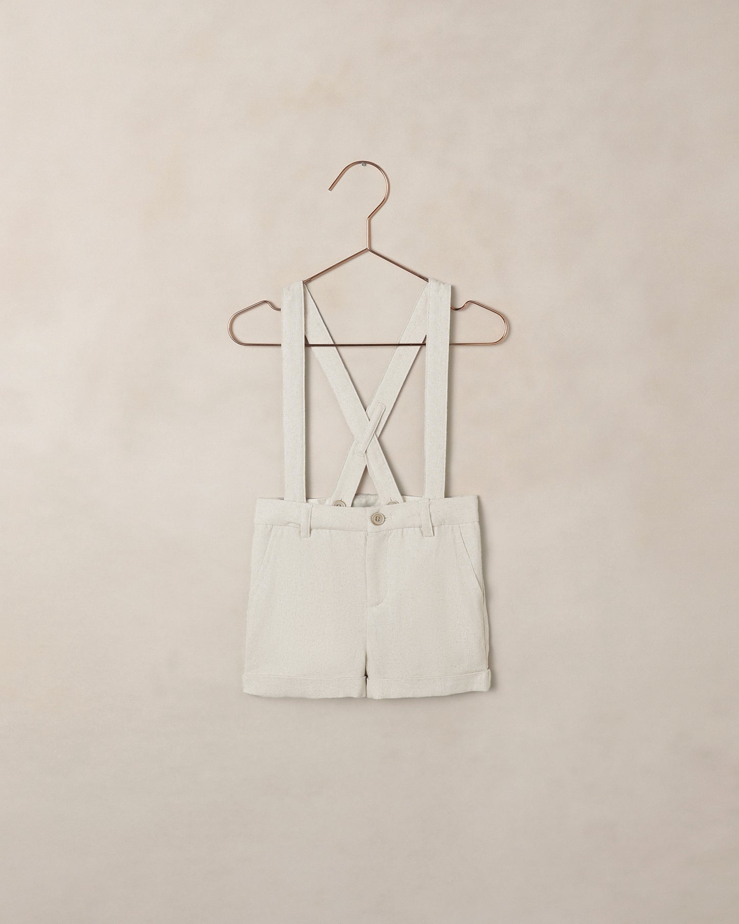 Suspender Short Linen - Rylee + Cru | Kids Clothes | Trendy Baby Clothes | Modern Infant Outfits |