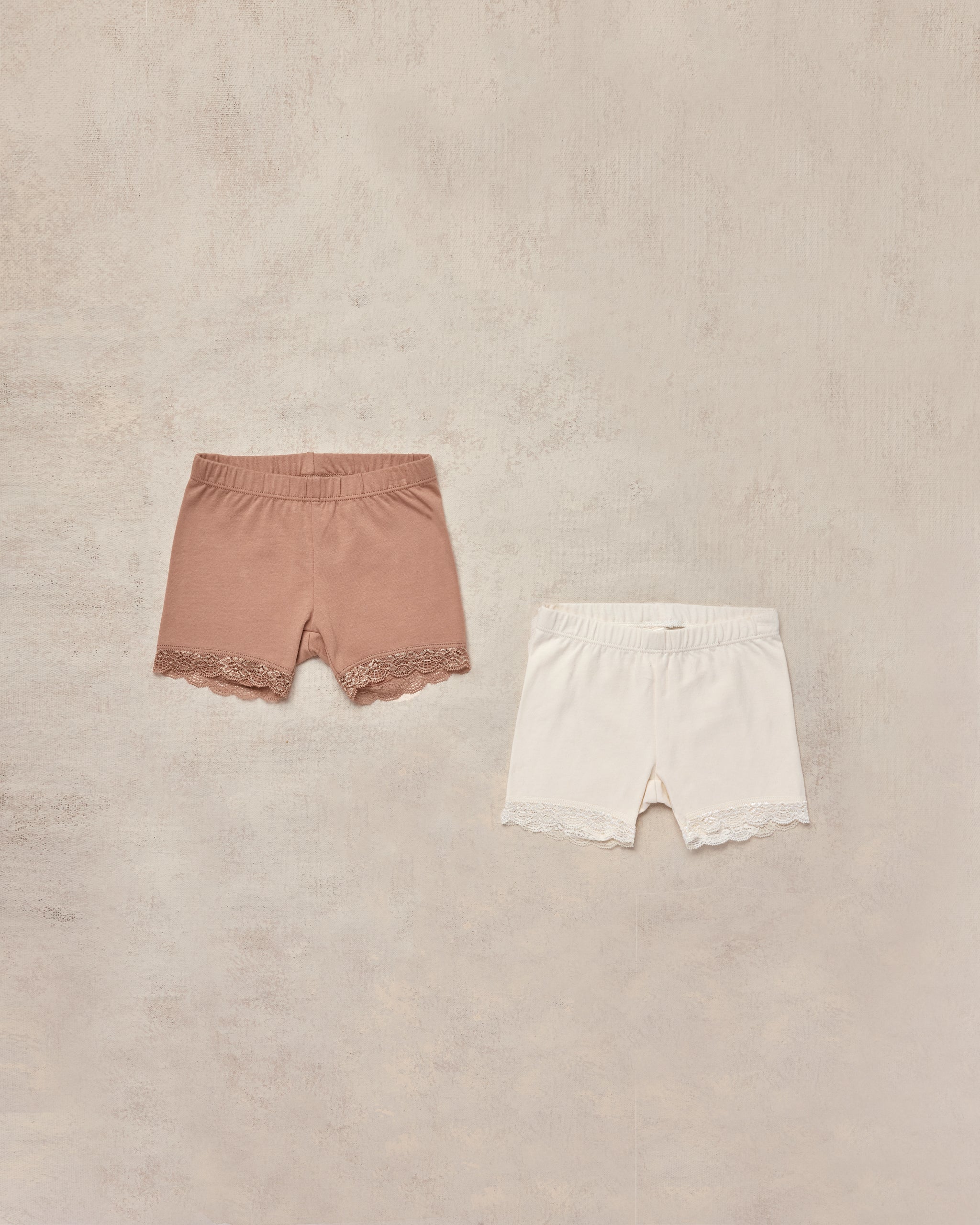 Cartwheel Shorts || Ivory, Mocha - Rylee + Cru | Kids Clothes | Trendy Baby Clothes | Modern Infant Outfits |