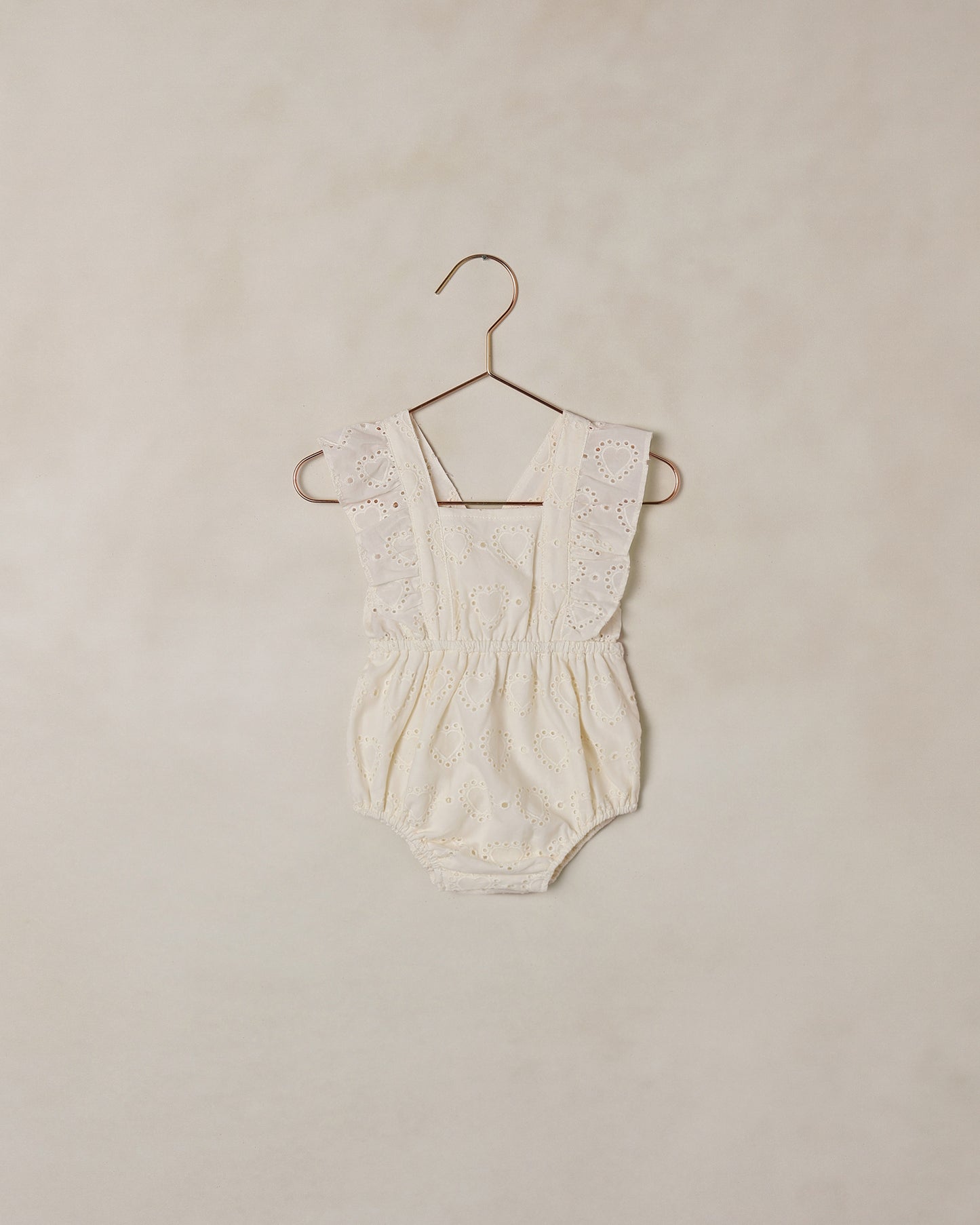 Lucy Romper Ivory - Rylee + Cru | Kids Clothes | Trendy Baby Clothes | Modern Infant Outfits |