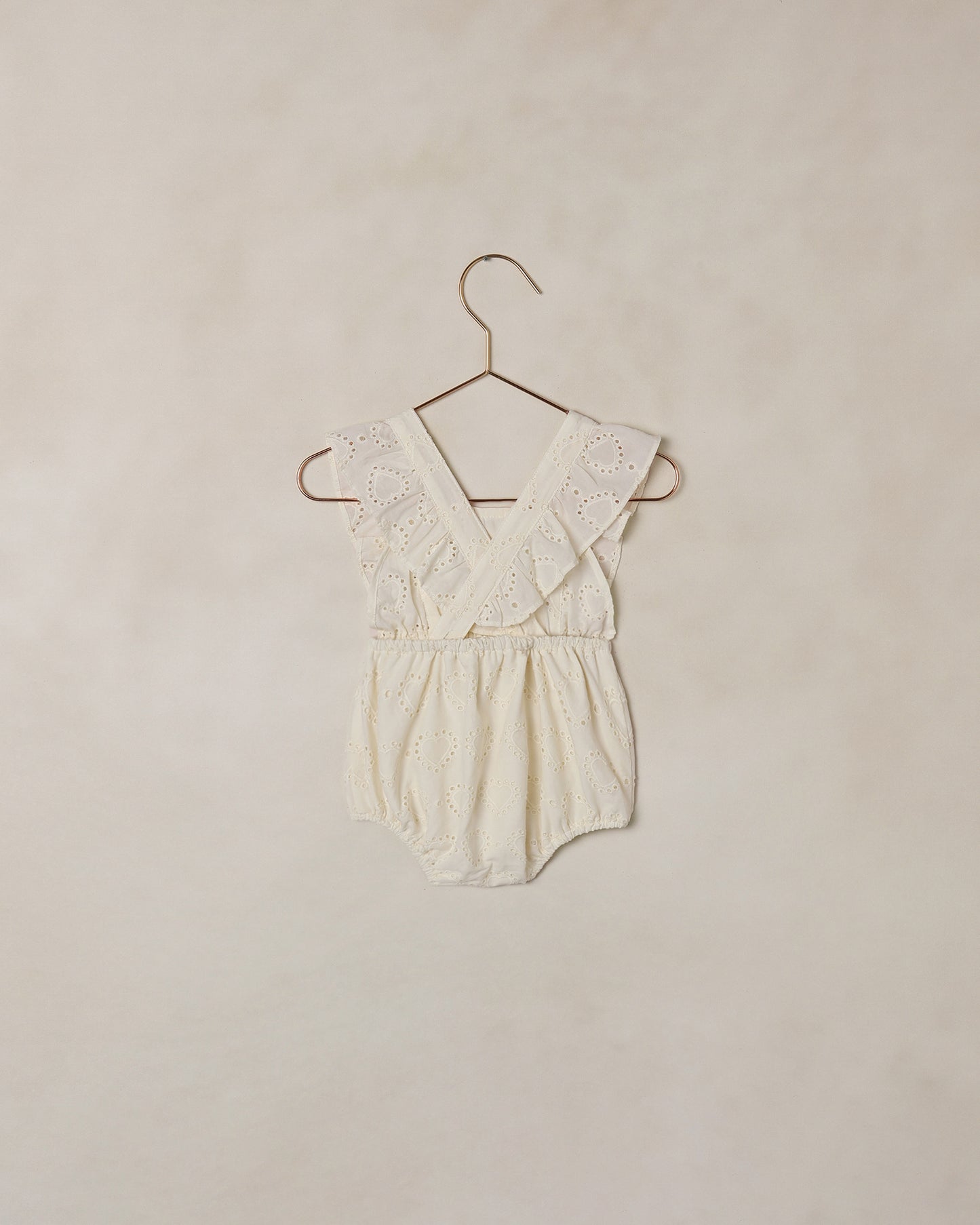 Lucy Romper Ivory - Rylee + Cru | Kids Clothes | Trendy Baby Clothes | Modern Infant Outfits |