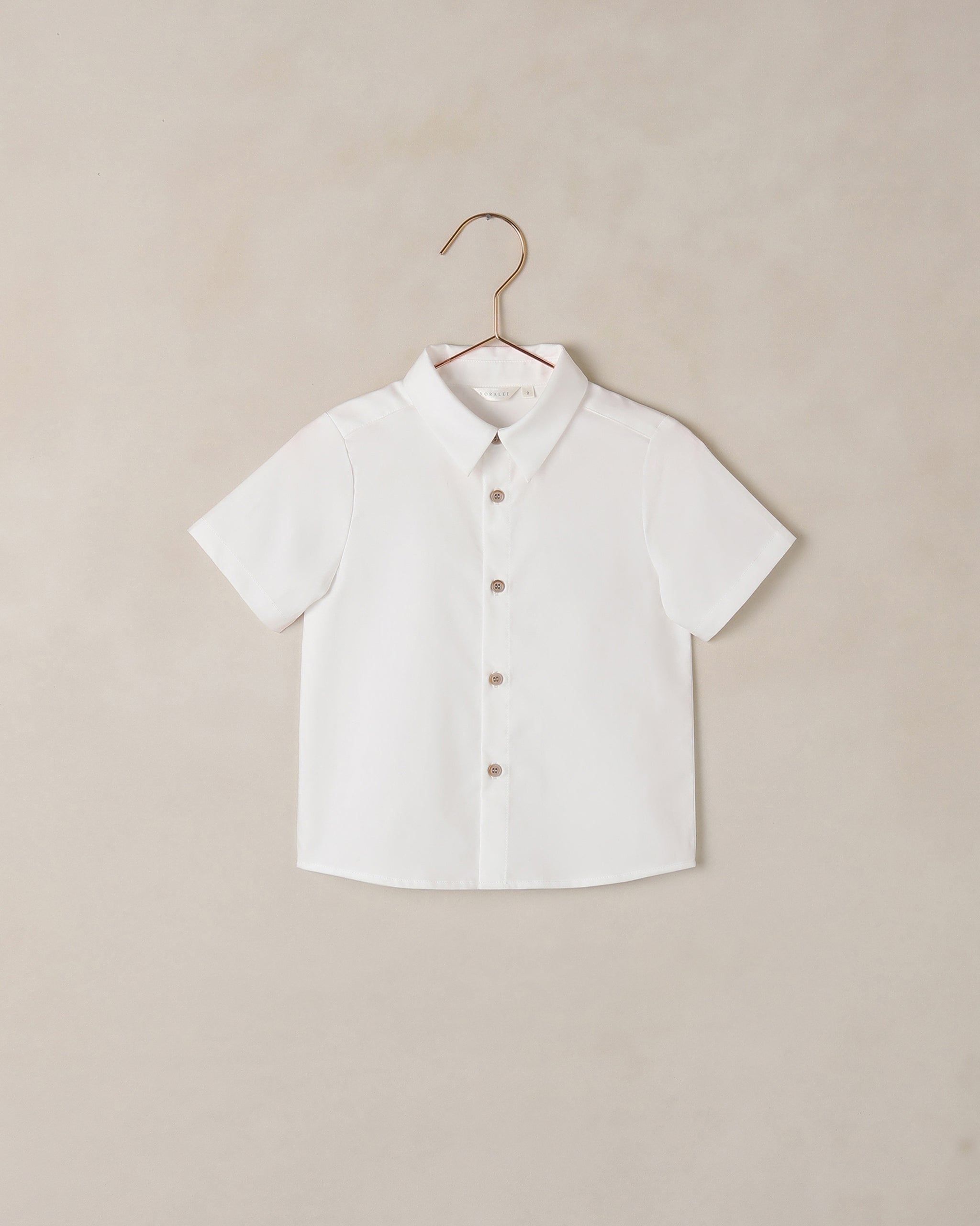 Atlas Shirt White - Rylee + Cru | Kids Clothes | Trendy Baby Clothes | Modern Infant Outfits |