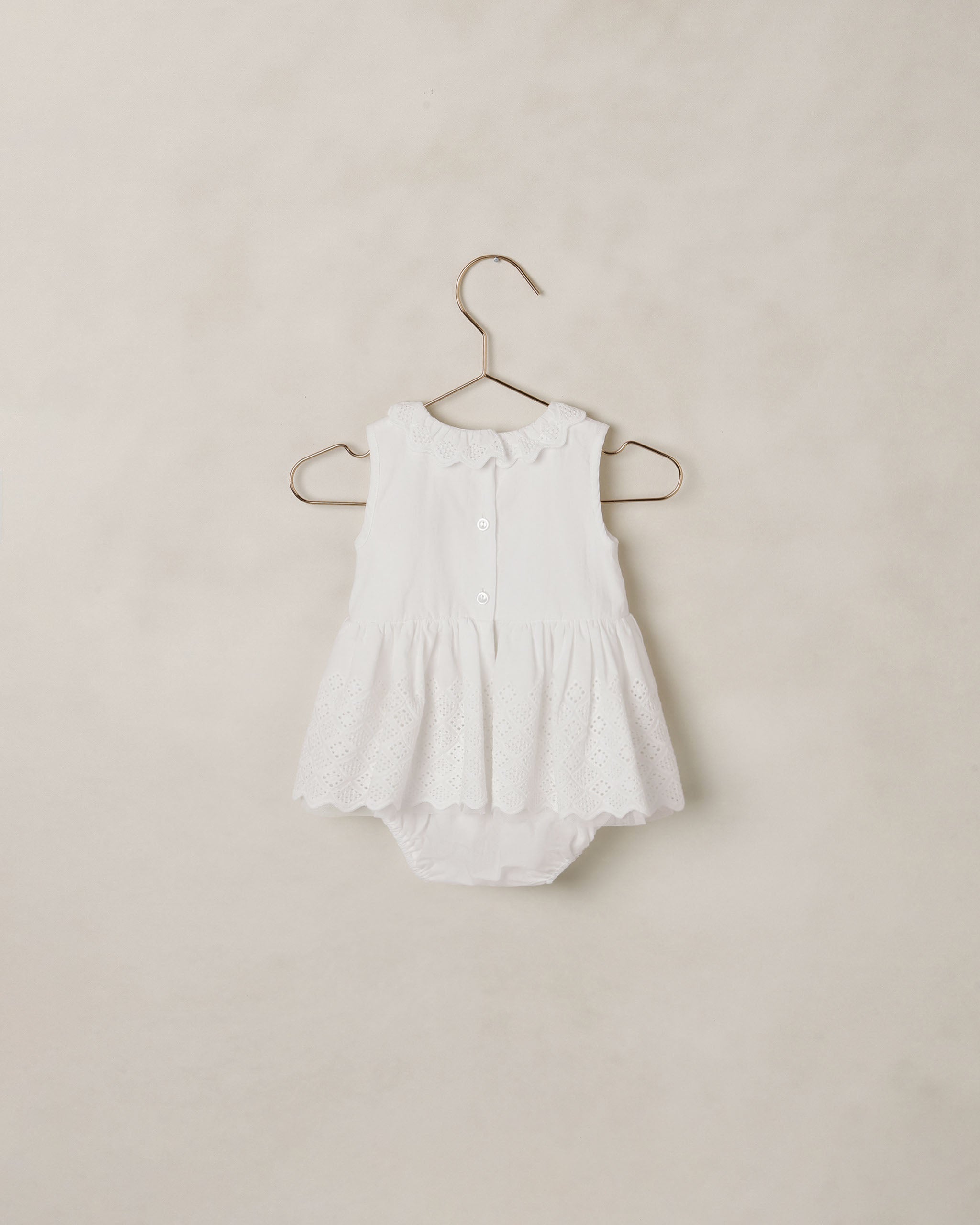 Georgia Romper White – Noralee