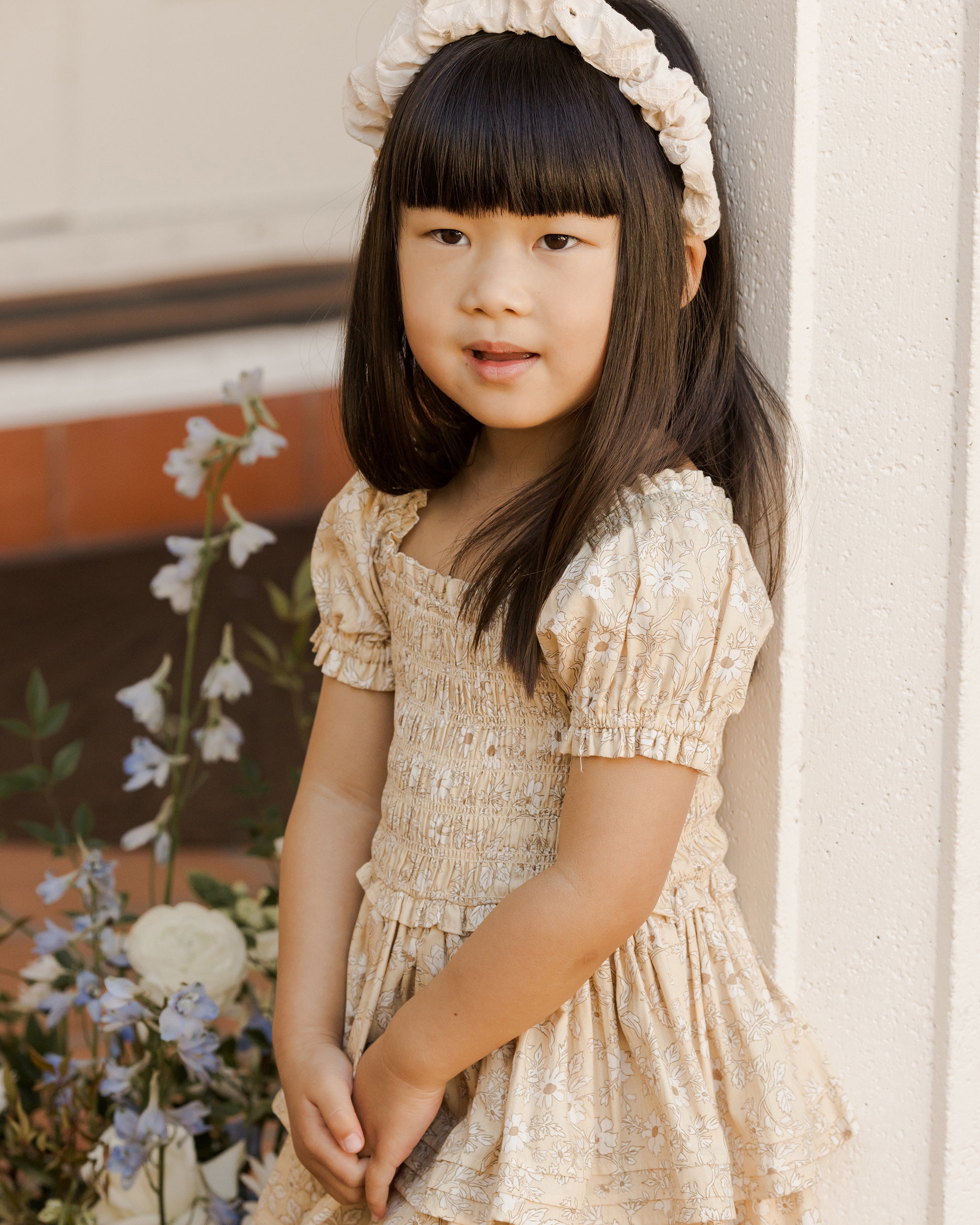 Cosette Dress || Lemon Fields - Rylee + Cru | Kids Clothes | Trendy Baby Clothes | Modern Infant Outfits |