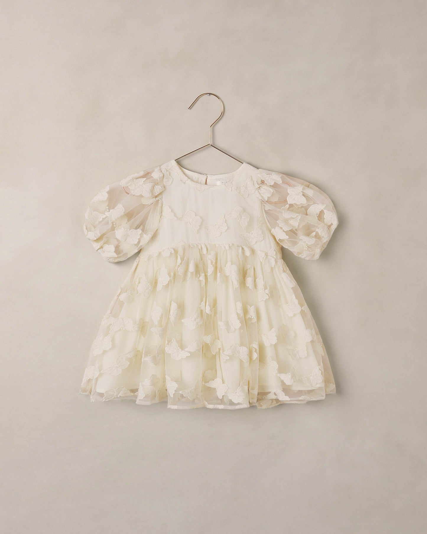 Luna Dress Natural - Rylee + Cru | Kids Clothes | Trendy Baby Clothes | Modern Infant Outfits |