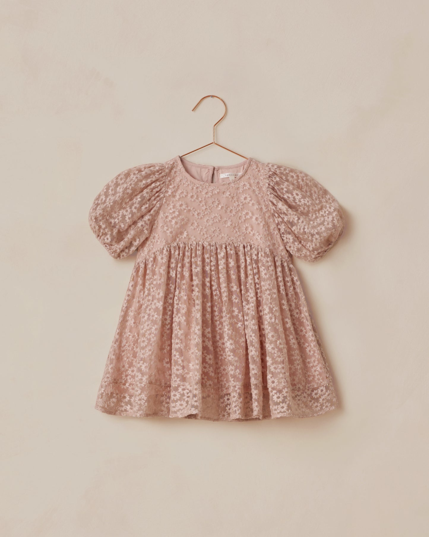 Luna Dress | Rose Embroidered Daisy - Rylee + Cru | Kids Clothes | Trendy Baby Clothes | Modern Infant Outfits |