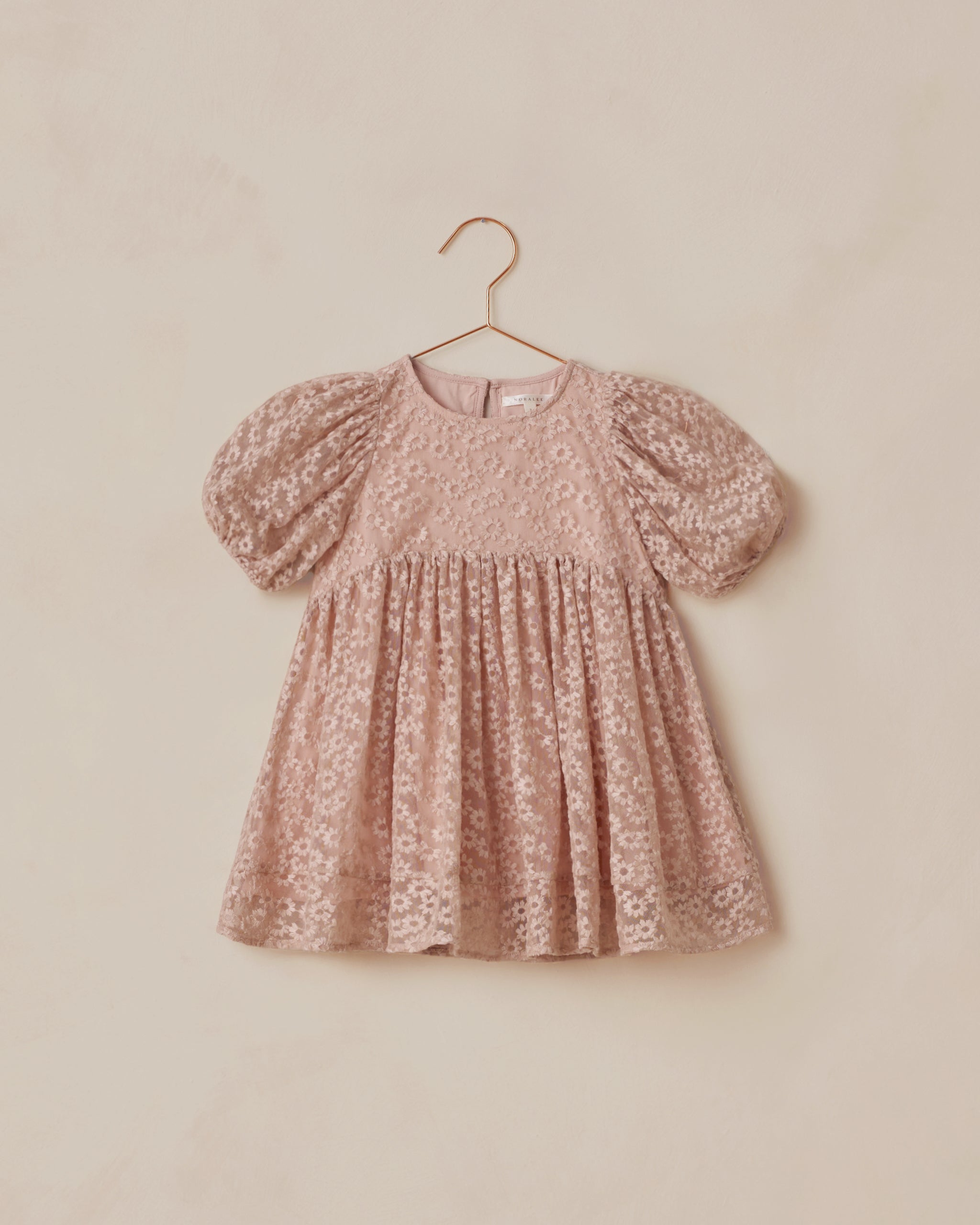 Luna Dress | Rose Embroidered Daisy - Rylee + Cru | Kids Clothes | Trendy Baby Clothes | Modern Infant Outfits |