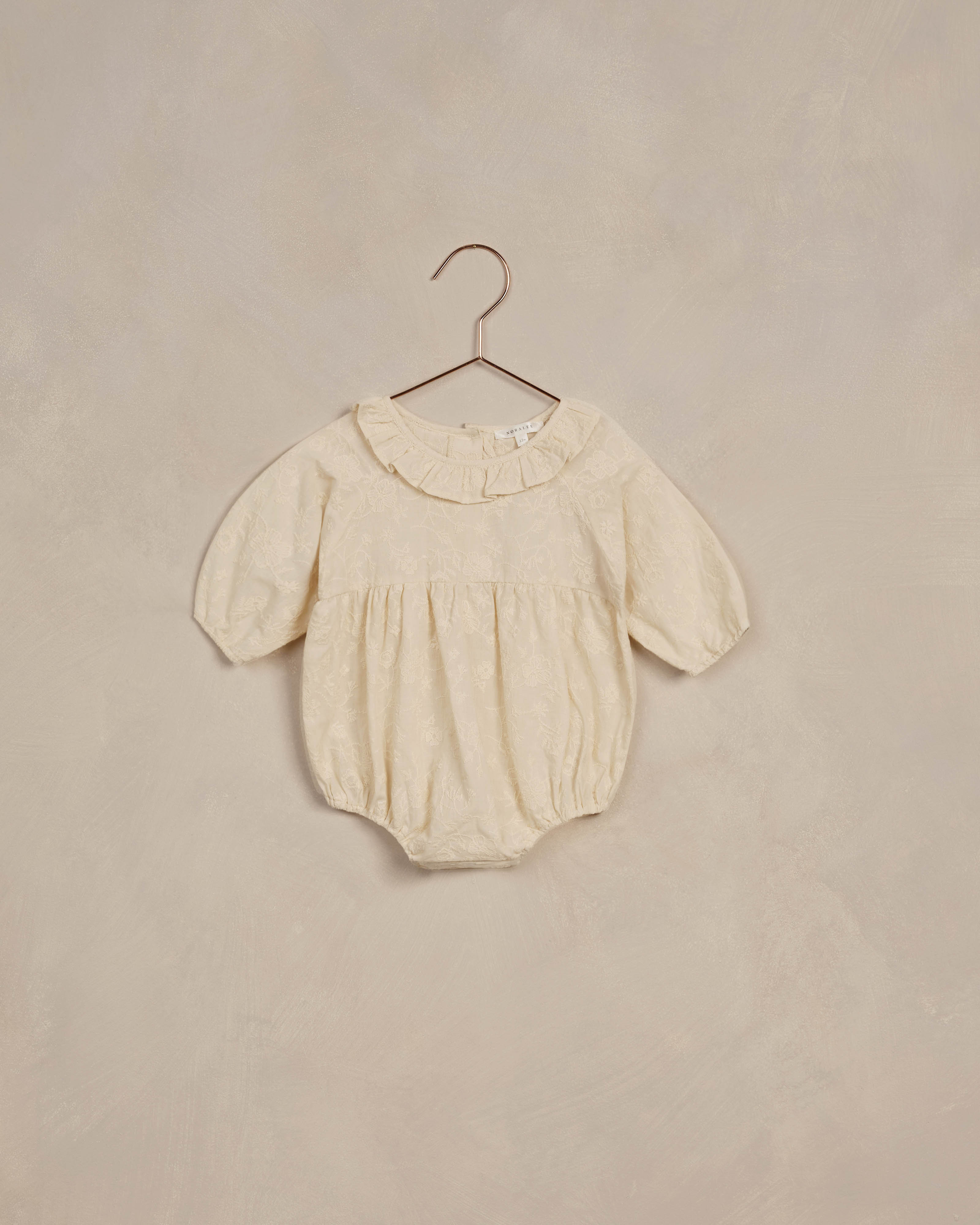 Rylee + Cru Cross Embroidered Norah Romper Sz 3/6m online