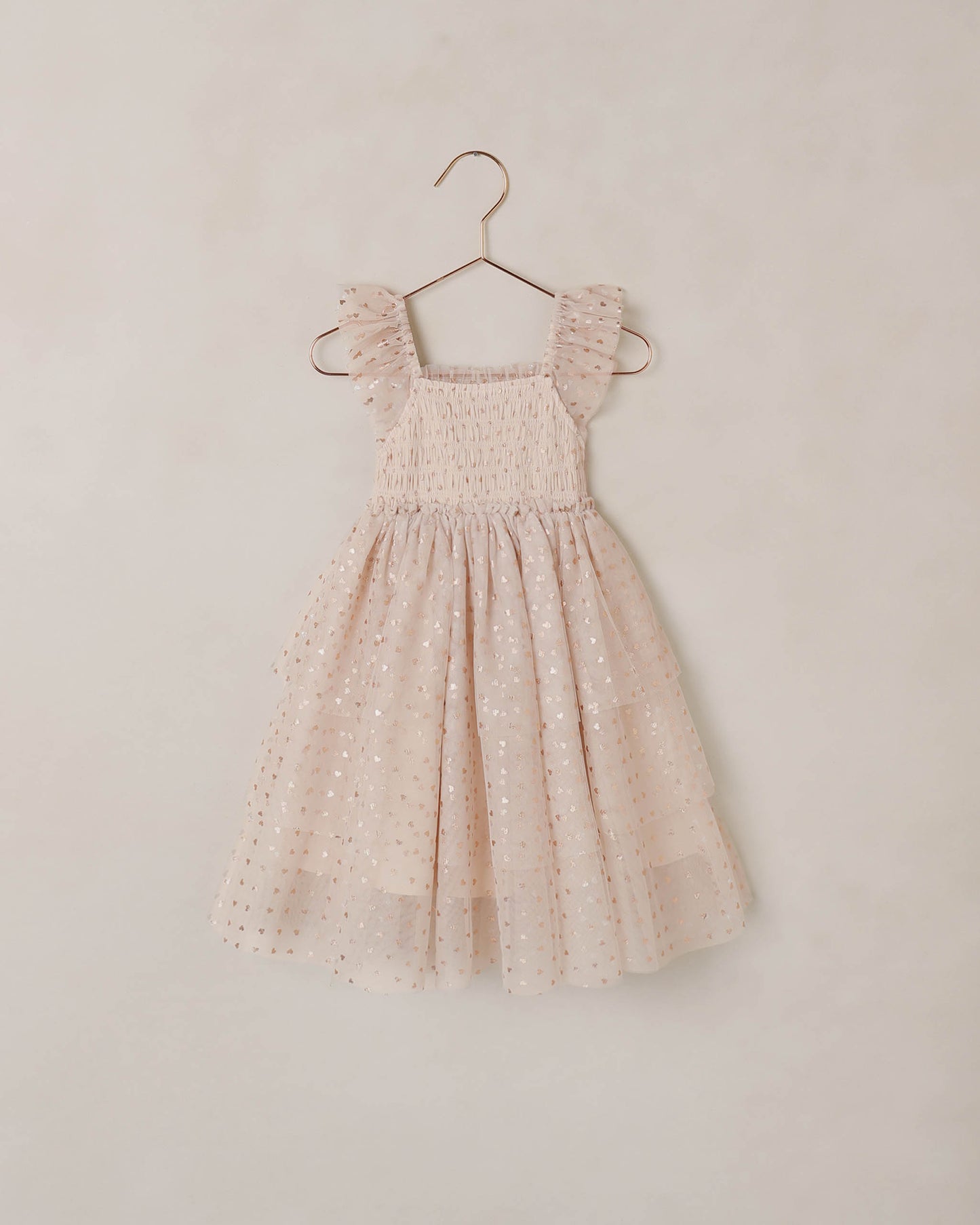 Rose Gold Hearts Valentina Dress - 2Y Rose Gold Hearts Valentina Dress - 2Y