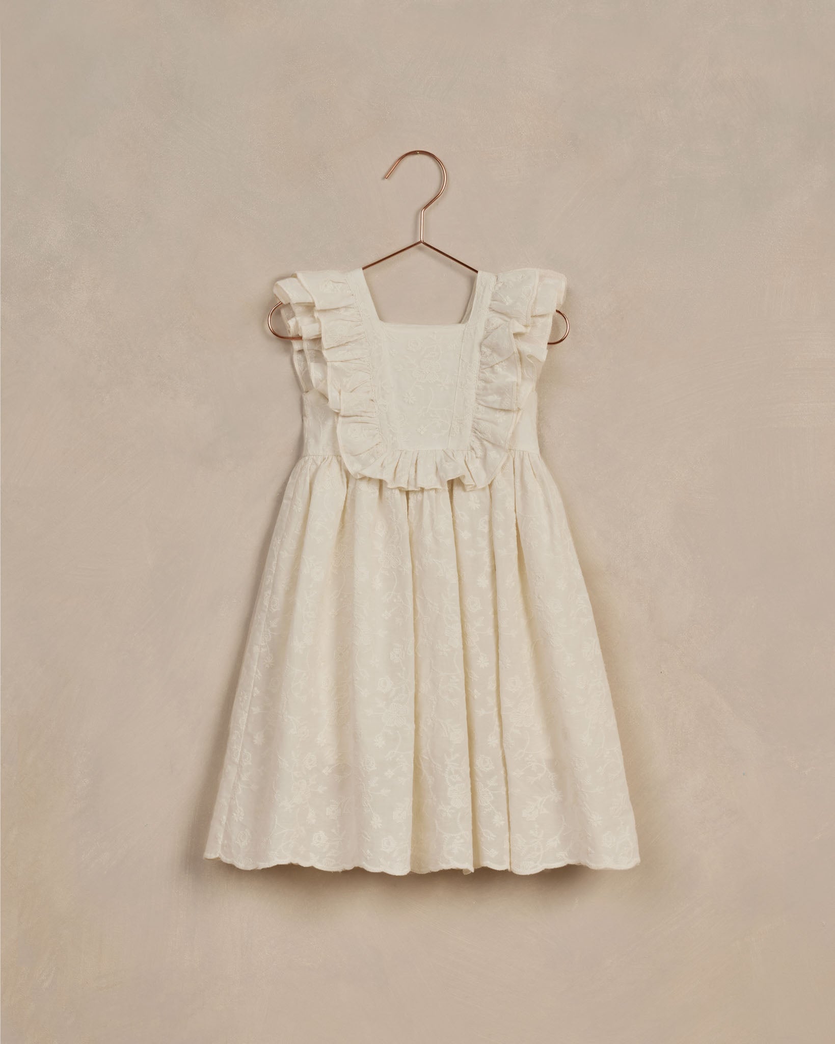 Rosemary Dress || Ivory - Rylee + Cru | Kids Clothes | Trendy Baby Clothes | Modern Infant Outfits |
