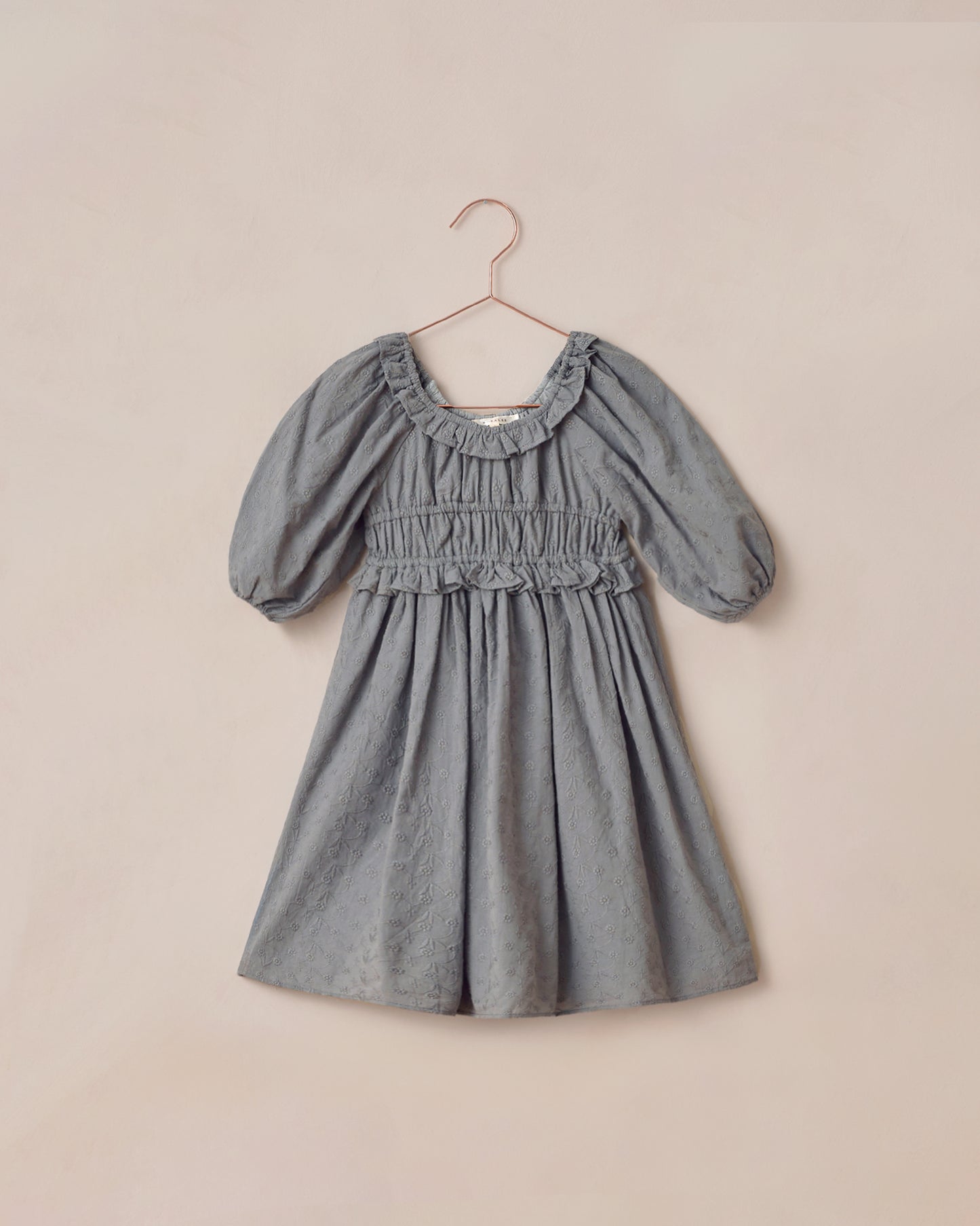 Junie Dress | French Blue - Rylee + Cru | Kids Clothes | Trendy Baby Clothes | Modern Infant Outfits |