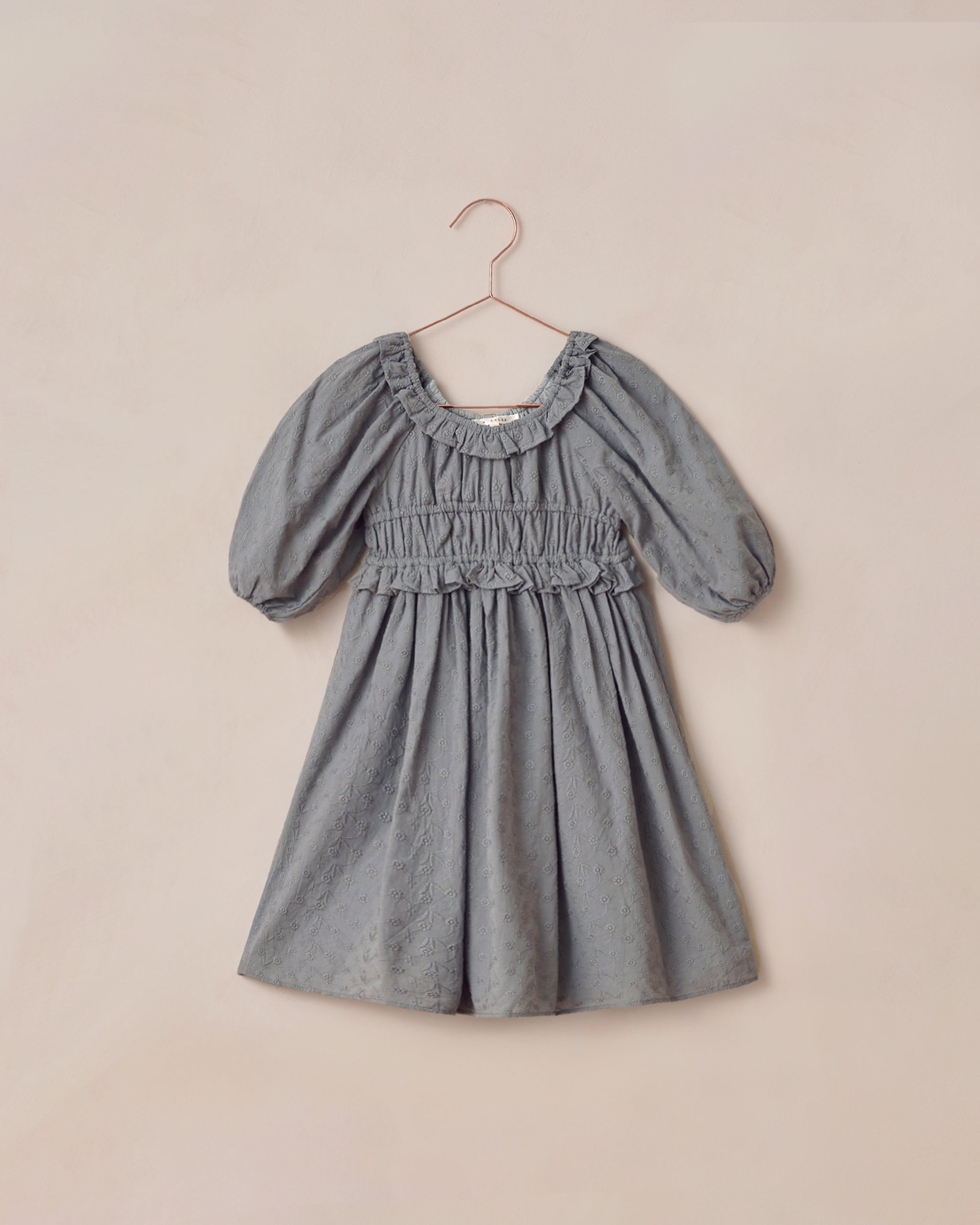 Junie Dress | French Blue - Rylee + Cru | Kids Clothes | Trendy Baby Clothes | Modern Infant Outfits |