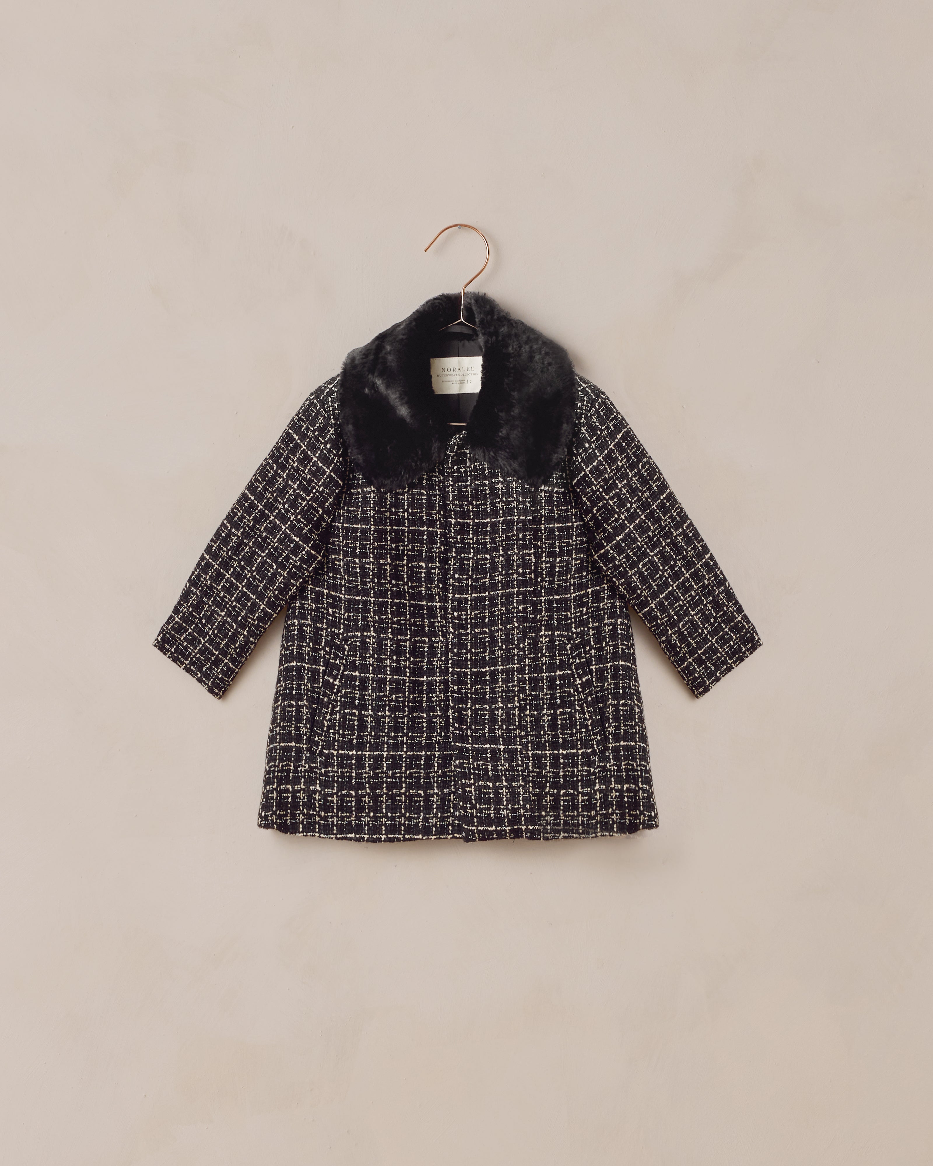 Eloise Coat | Black - Rylee + Cru | Kids Clothes | Trendy Baby Clothes | Modern Infant Outfits |