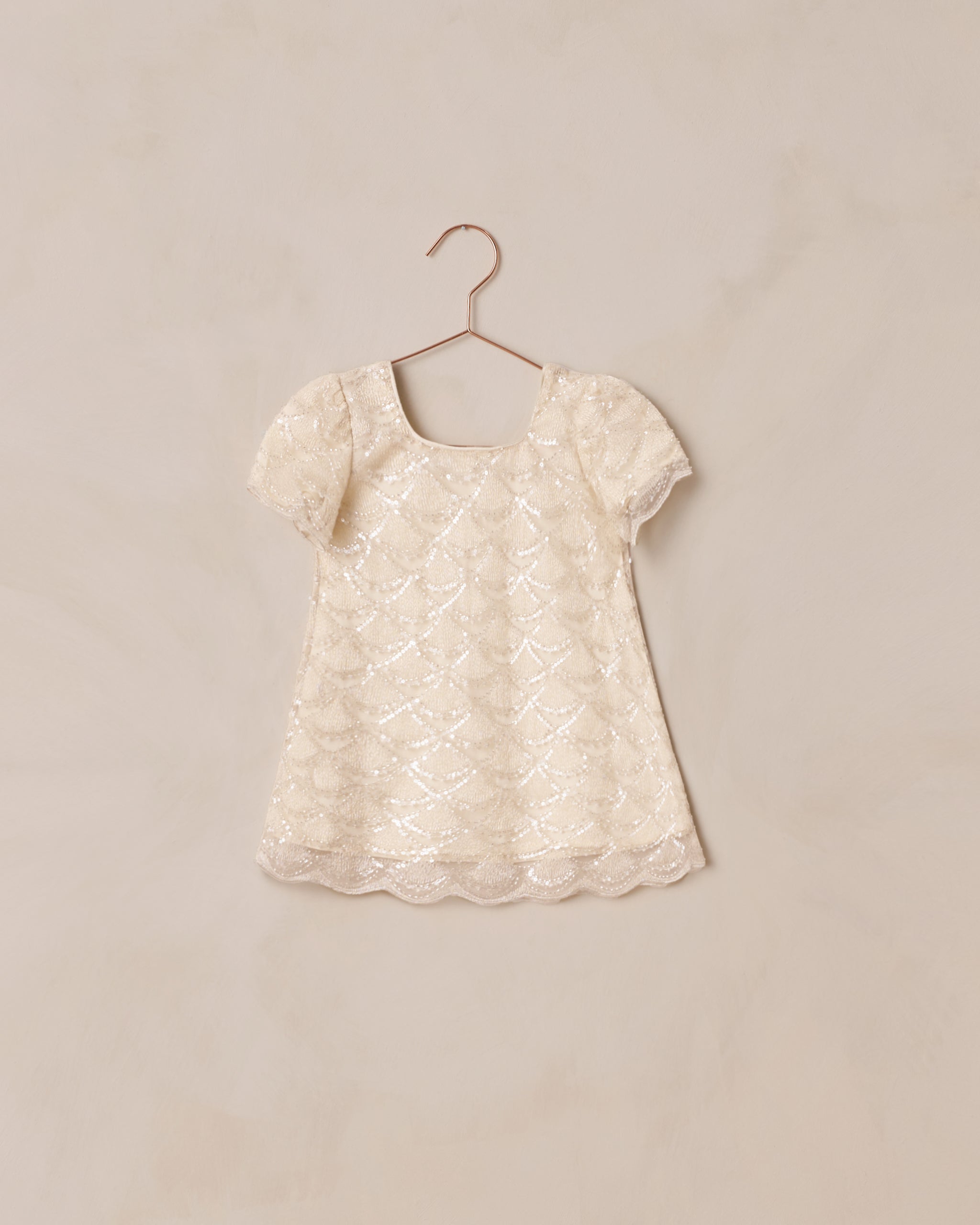 Daisy Dress | Silver Metallic - Rylee + Cru | Kids Clothes | Trendy Baby Clothes | Modern Infant Outfits |