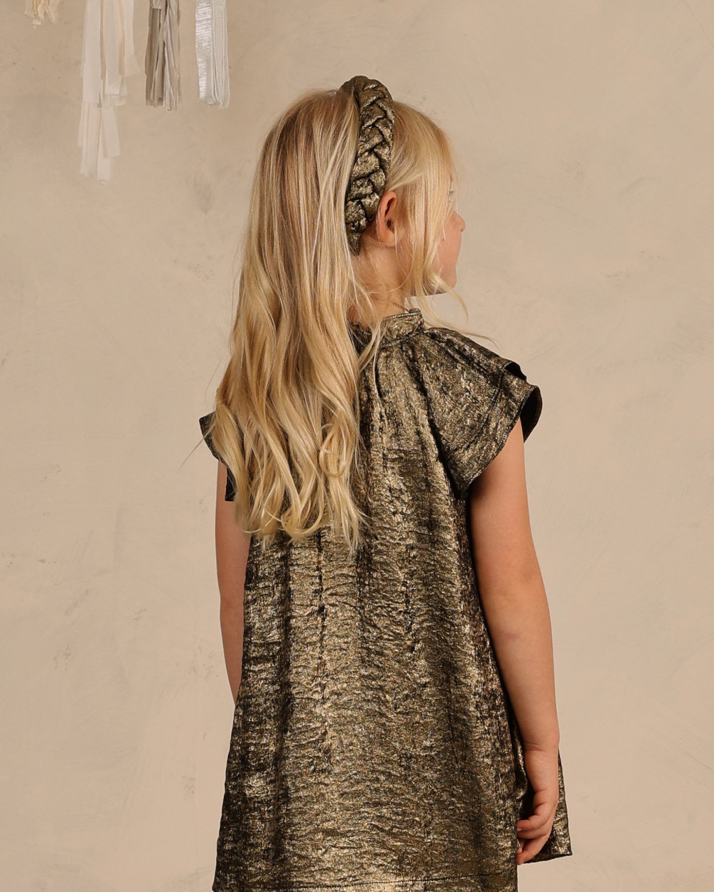 Isabella Dress || Gold