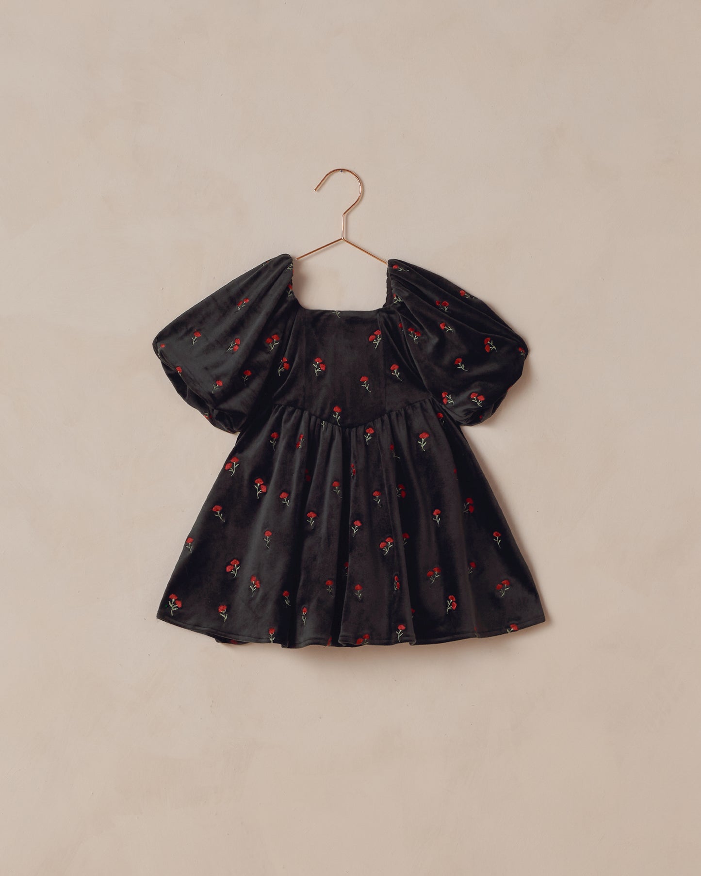 Nina Dress | Velvet Floral - Rylee + Cru | Kids Clothes | Trendy Baby Clothes | Modern Infant Outfits |