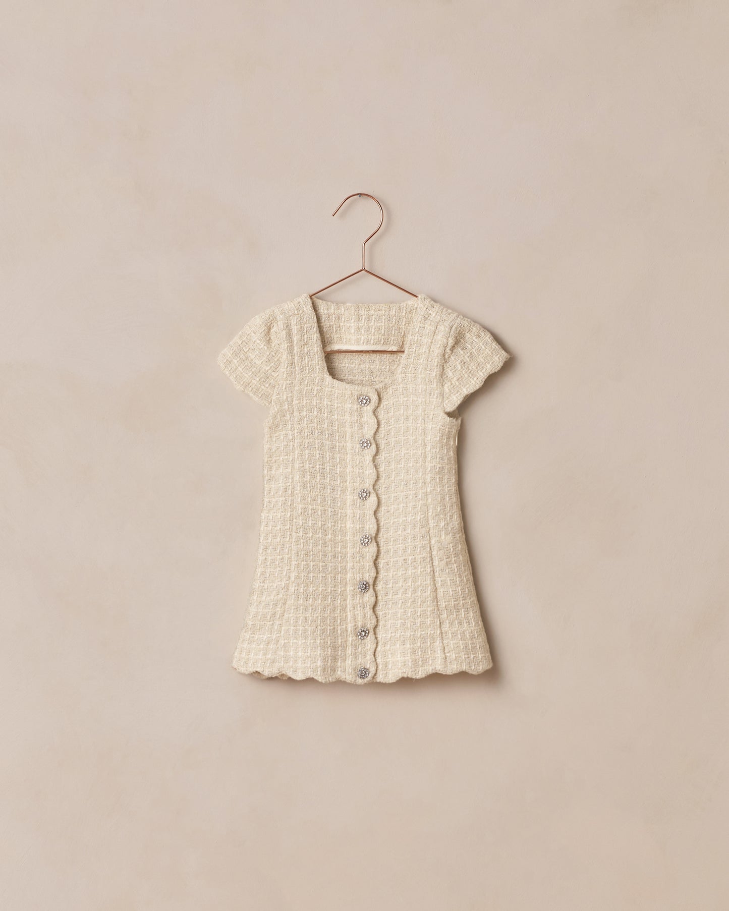 Gabrielle Dress | Ecru - Rylee + Cru | Kids Clothes | Trendy Baby Clothes | Modern Infant Outfits |