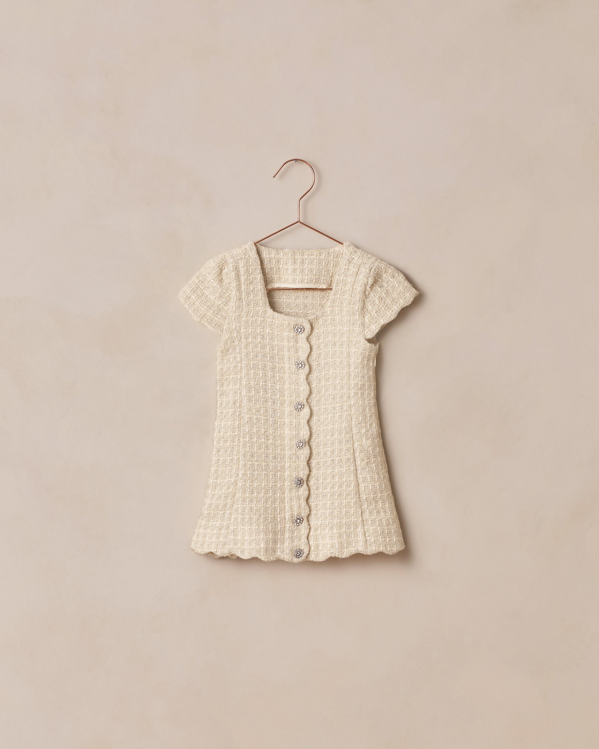 Gabrielle Dress | Ecru - Rylee + Cru | Kids Clothes | Trendy Baby Clothes | Modern Infant Outfits |