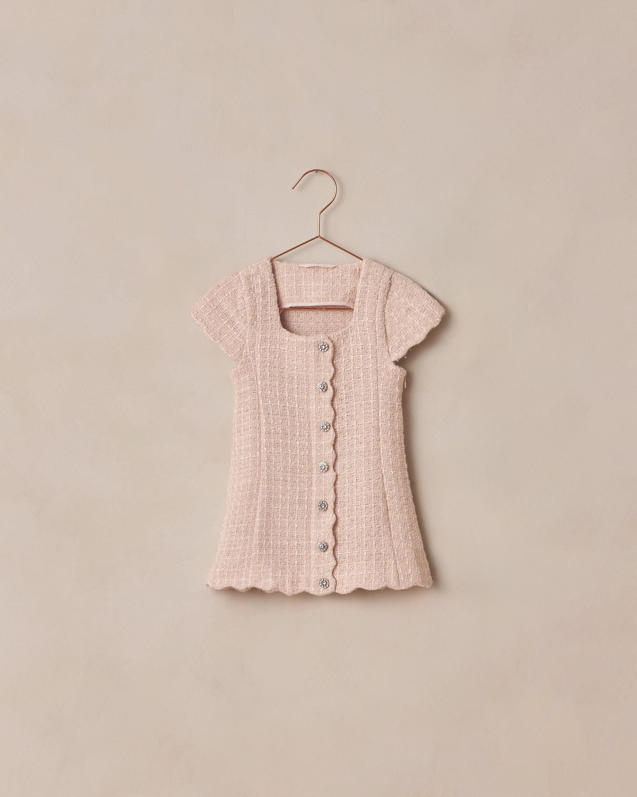 Gabrielle Dress | Rose - Rylee + Cru | Kids Clothes | Trendy Baby Clothes | Modern Infant Outfits |