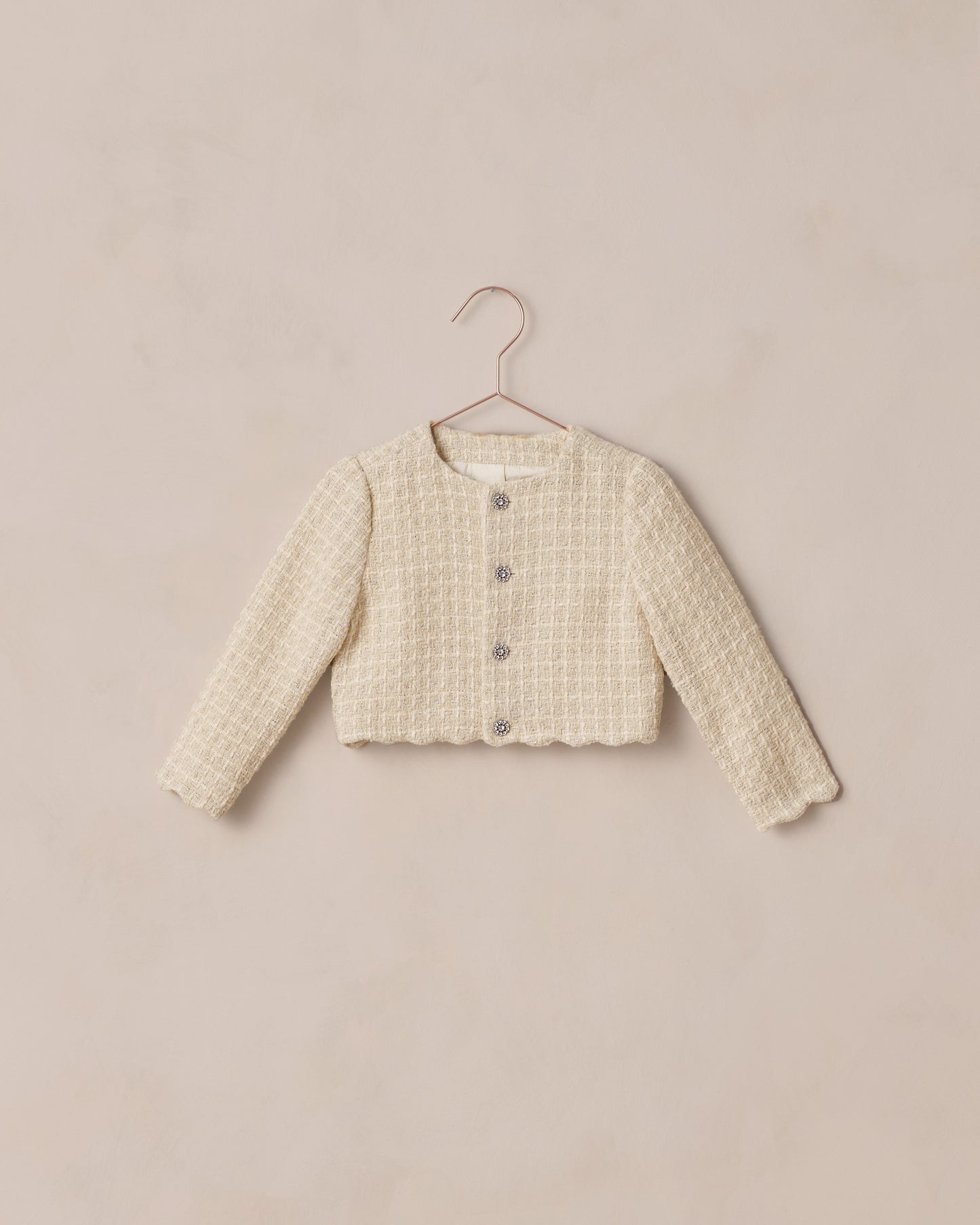 Tweed Jacket | Ecru - Rylee + Cru | Kids Clothes | Trendy Baby Clothes | Modern Infant Outfits |