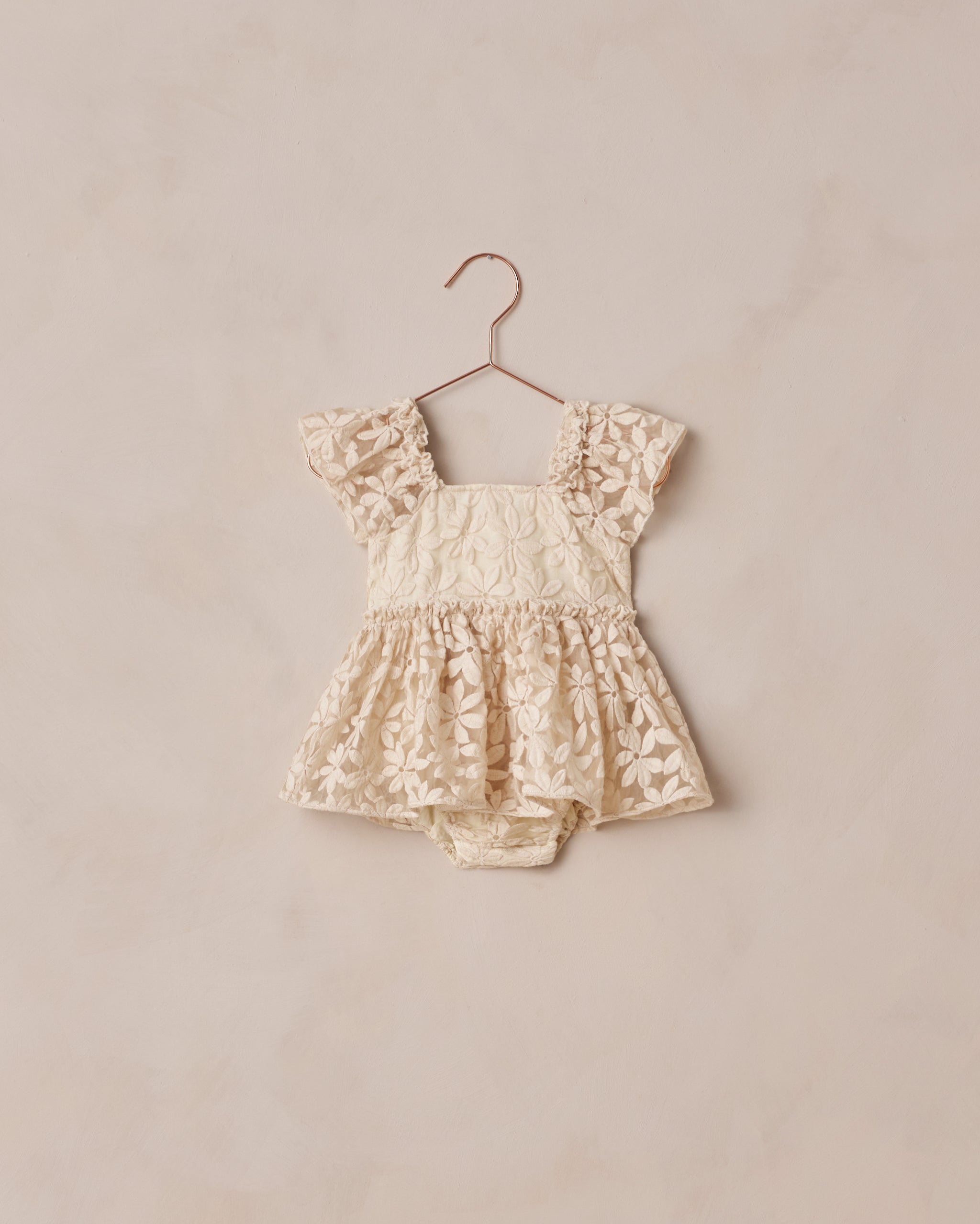 Margot Romper | Embroidered Daisy - Rylee + Cru | Kids Clothes | Trendy Baby Clothes | Modern Infant Outfits |