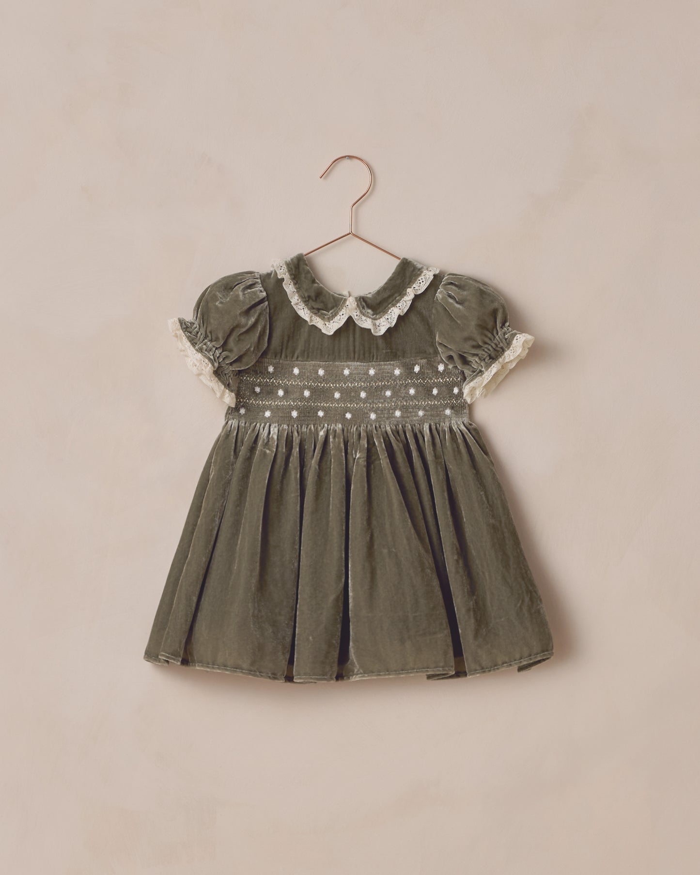 Elizabeth Dress | Pine - Rylee + Cru | Kids Clothes | Trendy Baby Clothes | Modern Infant Outfits |