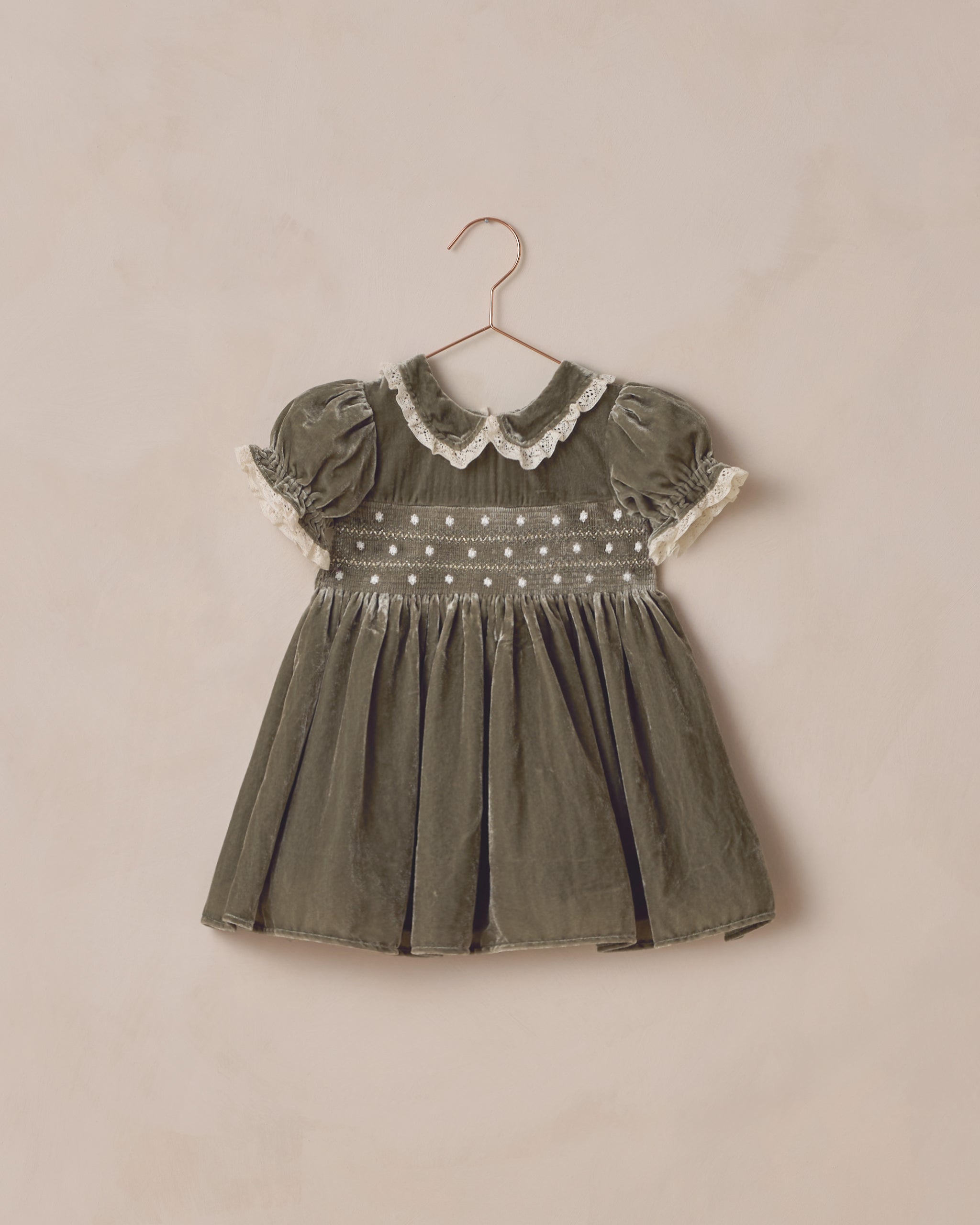 Elizabeth Dress | Pine - Rylee + Cru | Kids Clothes | Trendy Baby Clothes | Modern Infant Outfits |