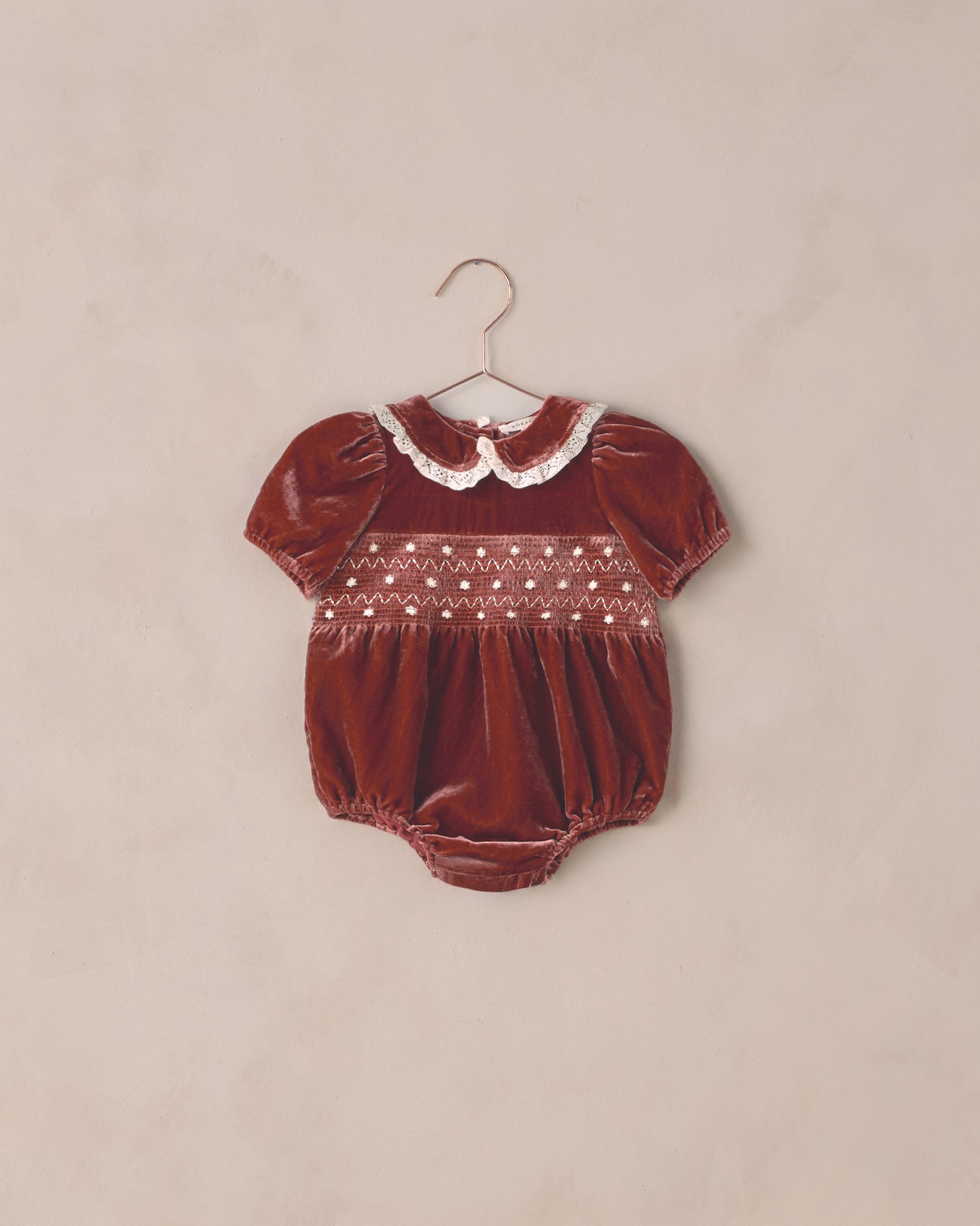 Elizabeth Romper | Ruby - Rylee + Cru | Kids Clothes | Trendy Baby Clothes | Modern Infant Outfits |
