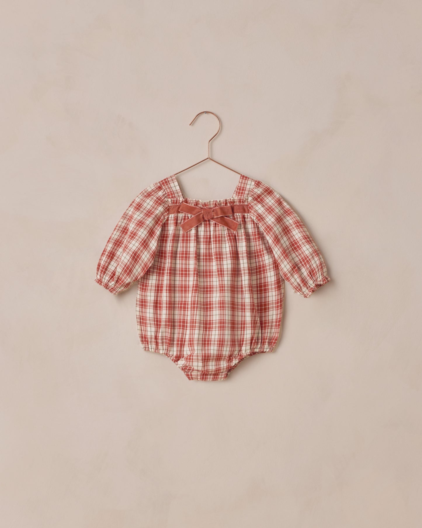 Annette Romper | Holiday Tartan - Rylee + Cru | Kids Clothes | Trendy Baby Clothes | Modern Infant Outfits |