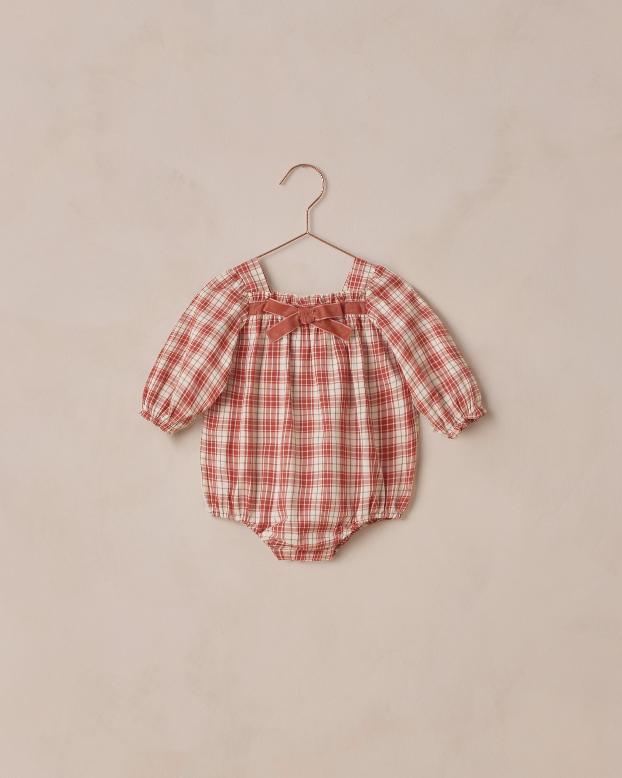 Annette Romper | Holiday Tartan - Rylee + Cru | Kids Clothes | Trendy Baby Clothes | Modern Infant Outfits |
