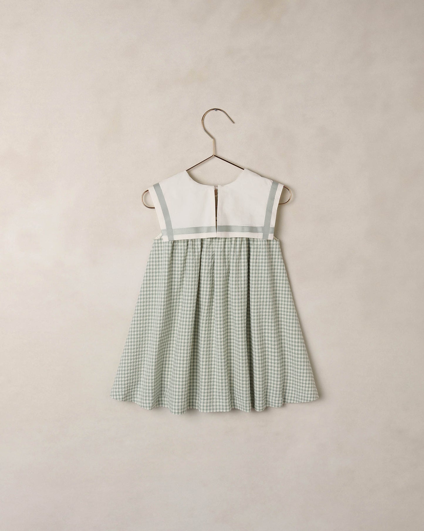 Daisy Dress Eucalyptus Check - Rylee + Cru | Kids Clothes | Trendy Baby Clothes | Modern Infant Outfits |