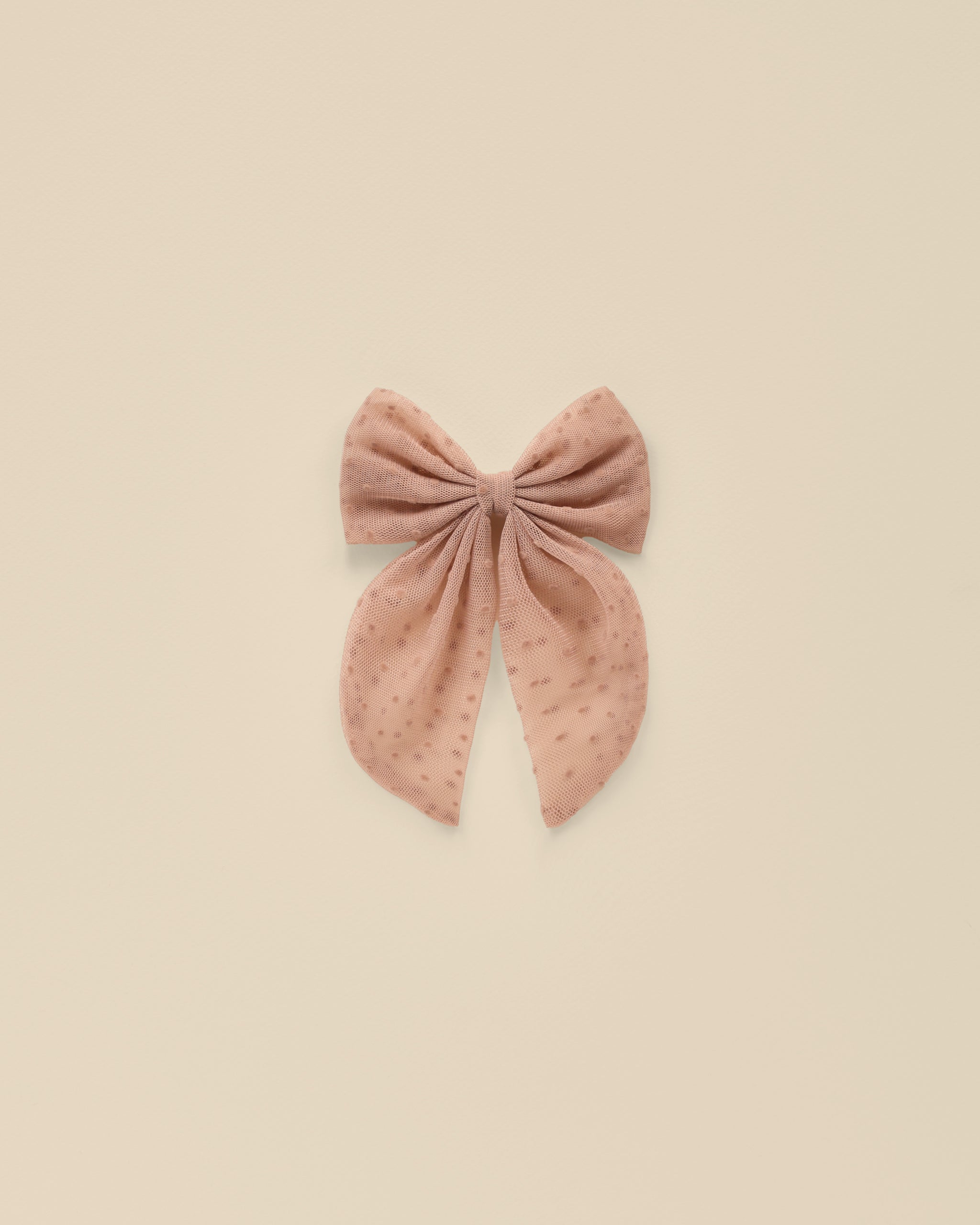 Oversized Bow || Dusty Rose