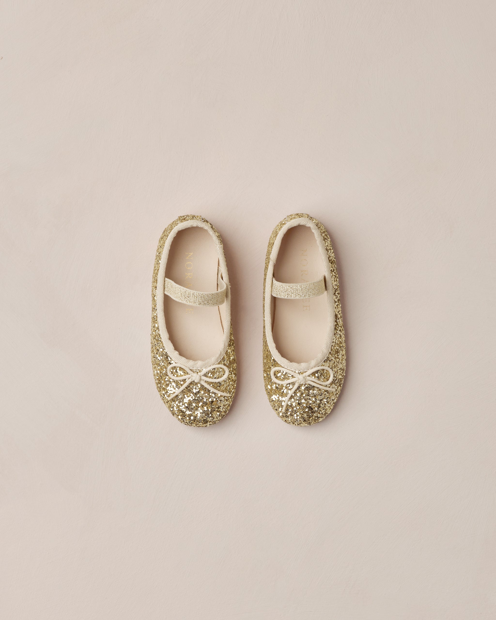 Ballet Flats | Gold Sparkle - Rylee + Cru | Kids Clothes | Trendy Baby Clothes | Modern Infant Outfits |